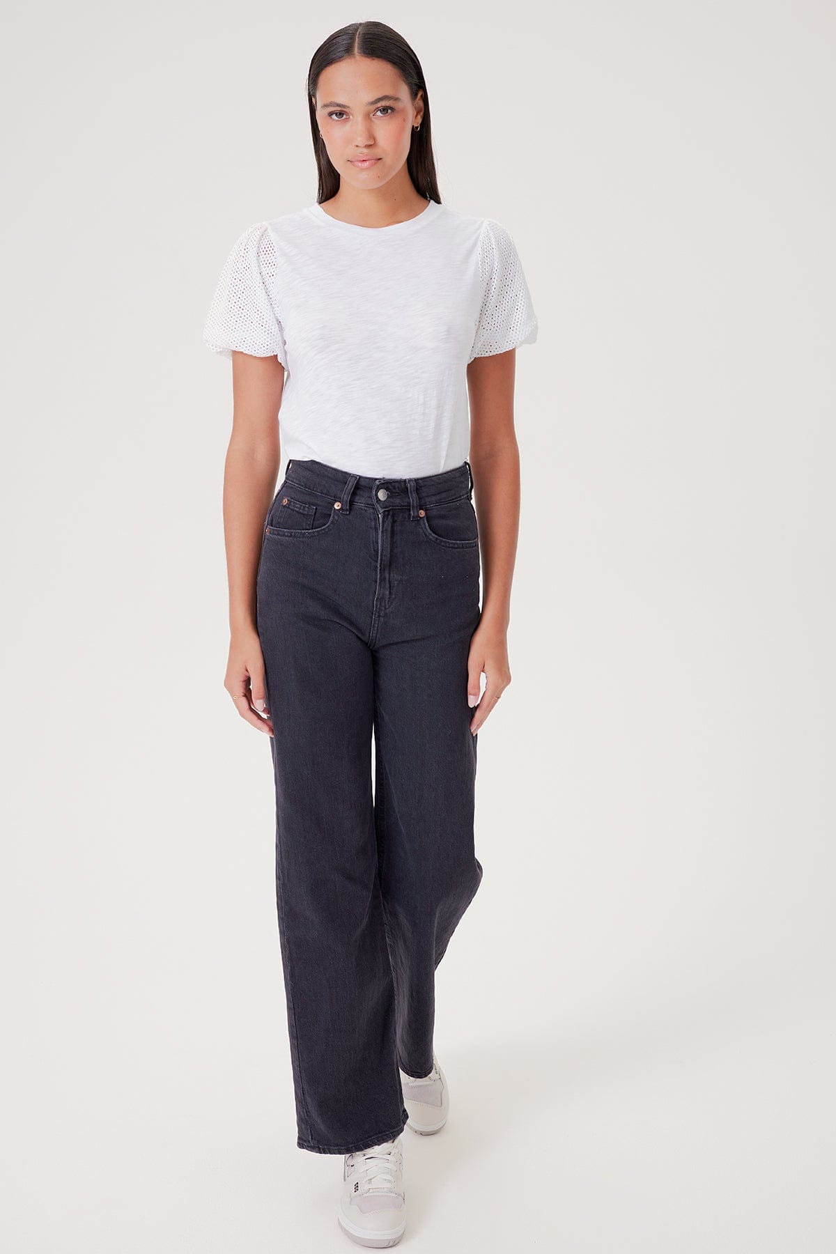 Isabel Princess Sleeve Tee - Goldie LeWinter #color_white