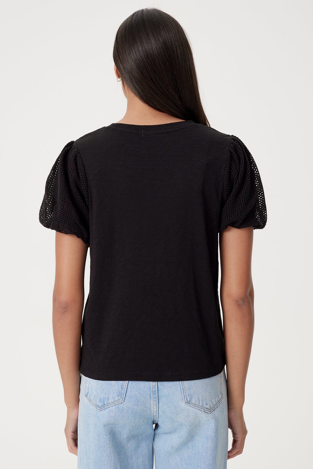 Isabel Princess Sleeve Tee - Goldie LeWinter #color_black
