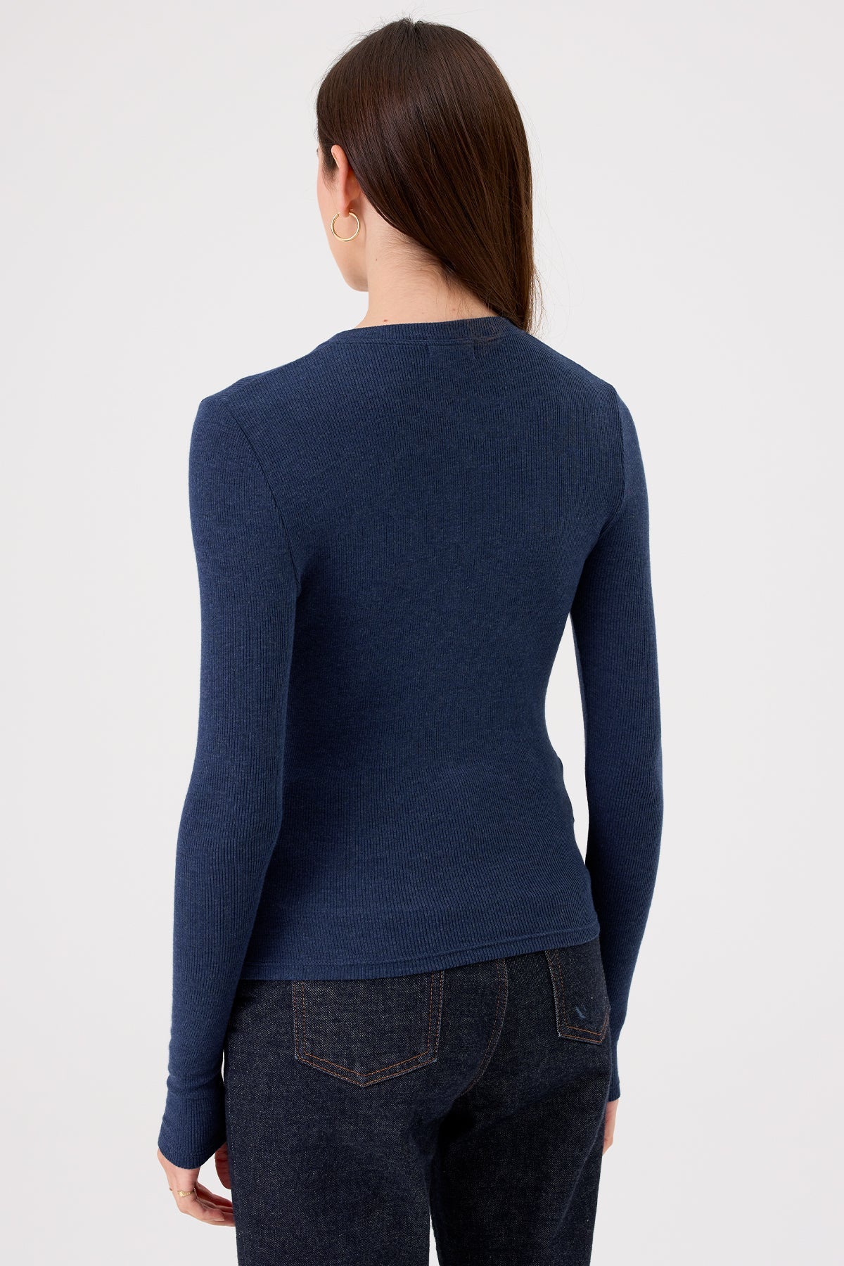 Jasmine Cardigan - Goldie LeWinter #color_navy heather - limited edition