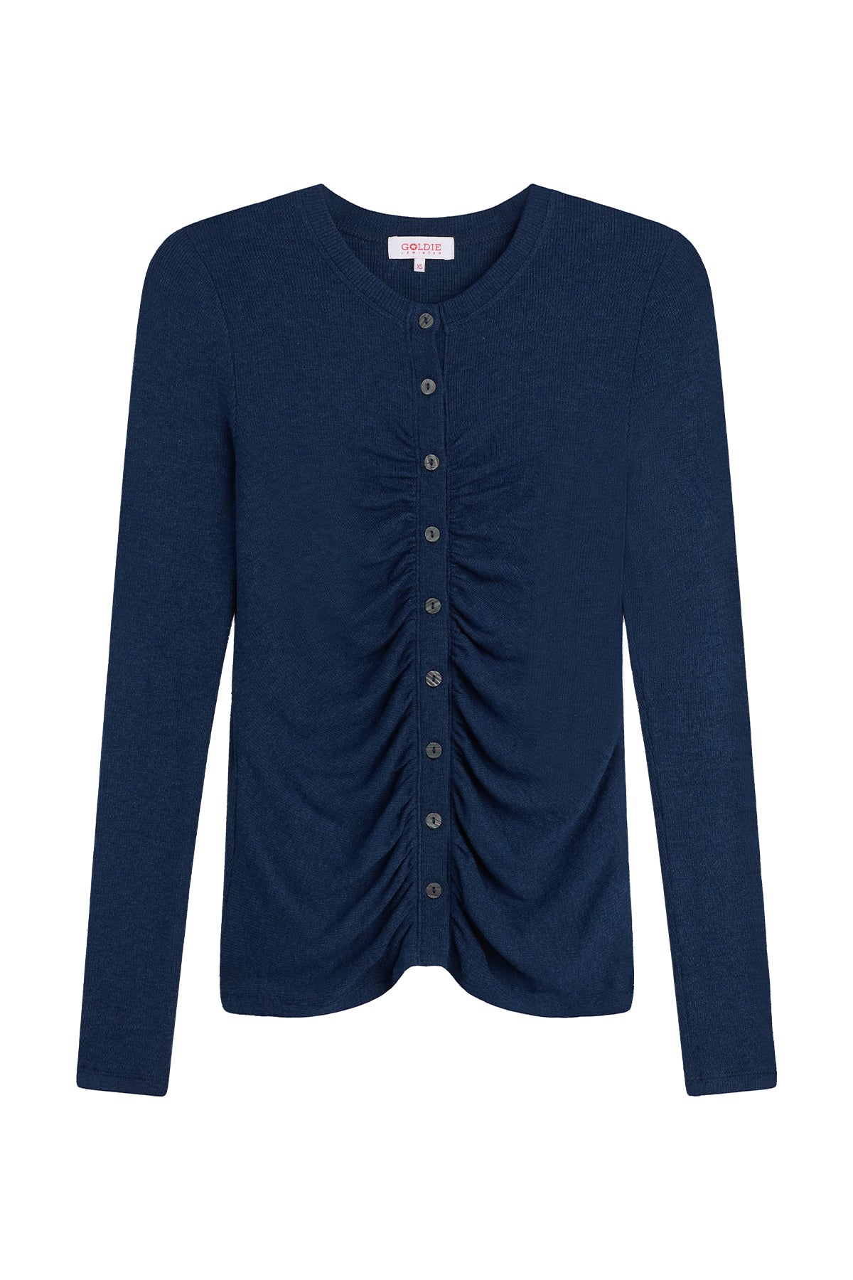 Jasmine Cardigan - Goldie LeWinter #color_navy heather - limited edition