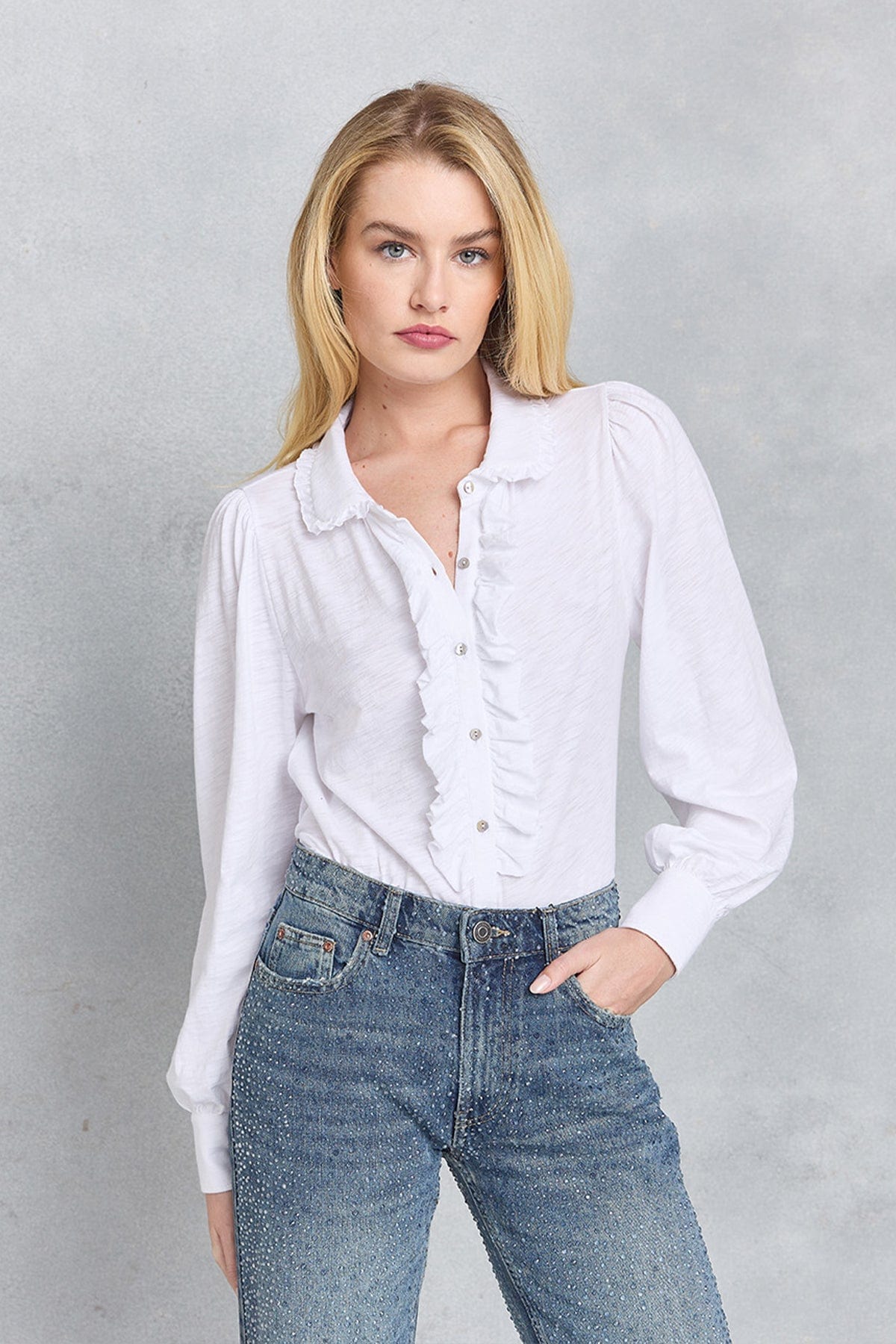 Josephine Tuxedo Shirt - Goldie LeWinter
