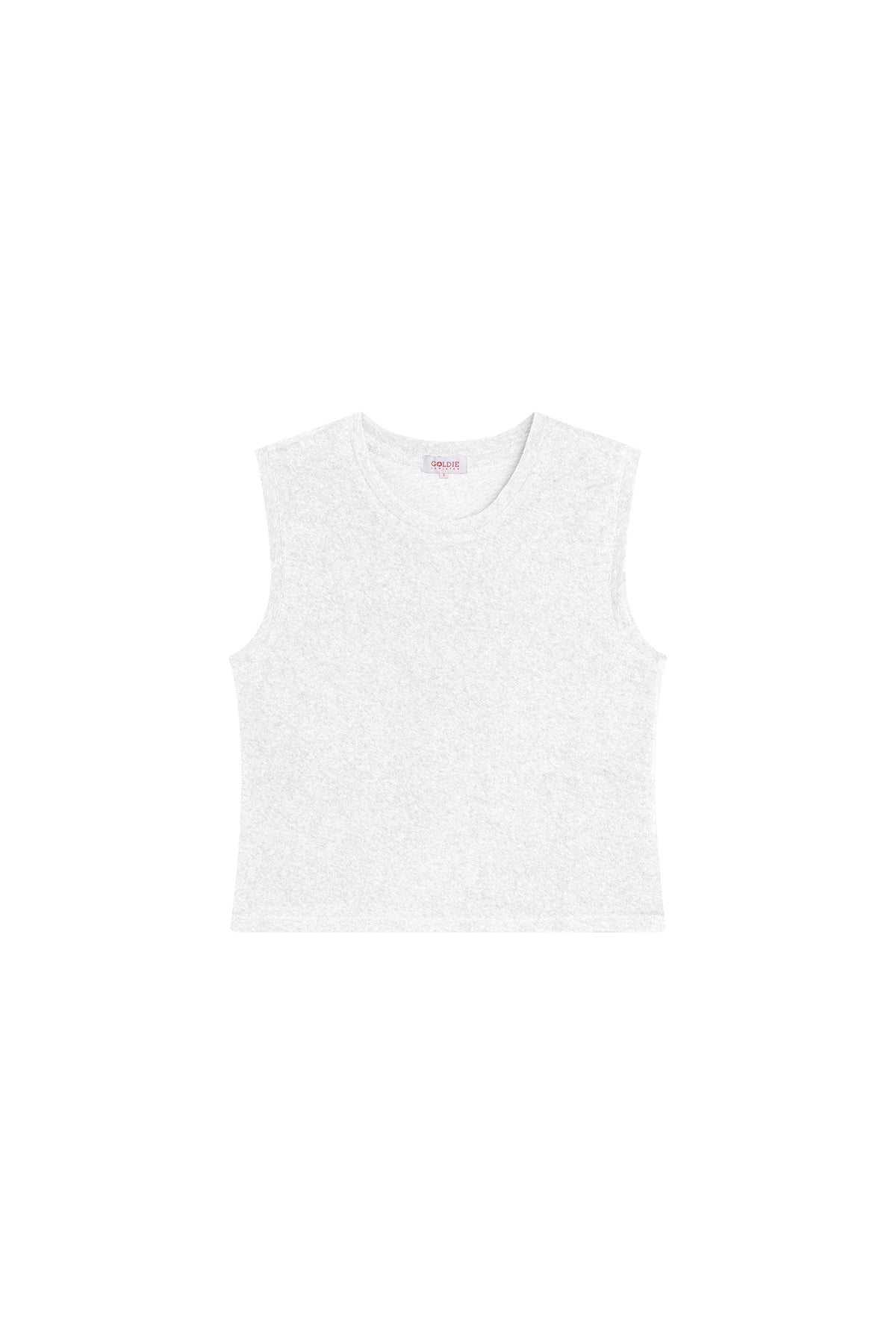 Life of Luxury Crop Tank - Goldie LeWinter #color_white