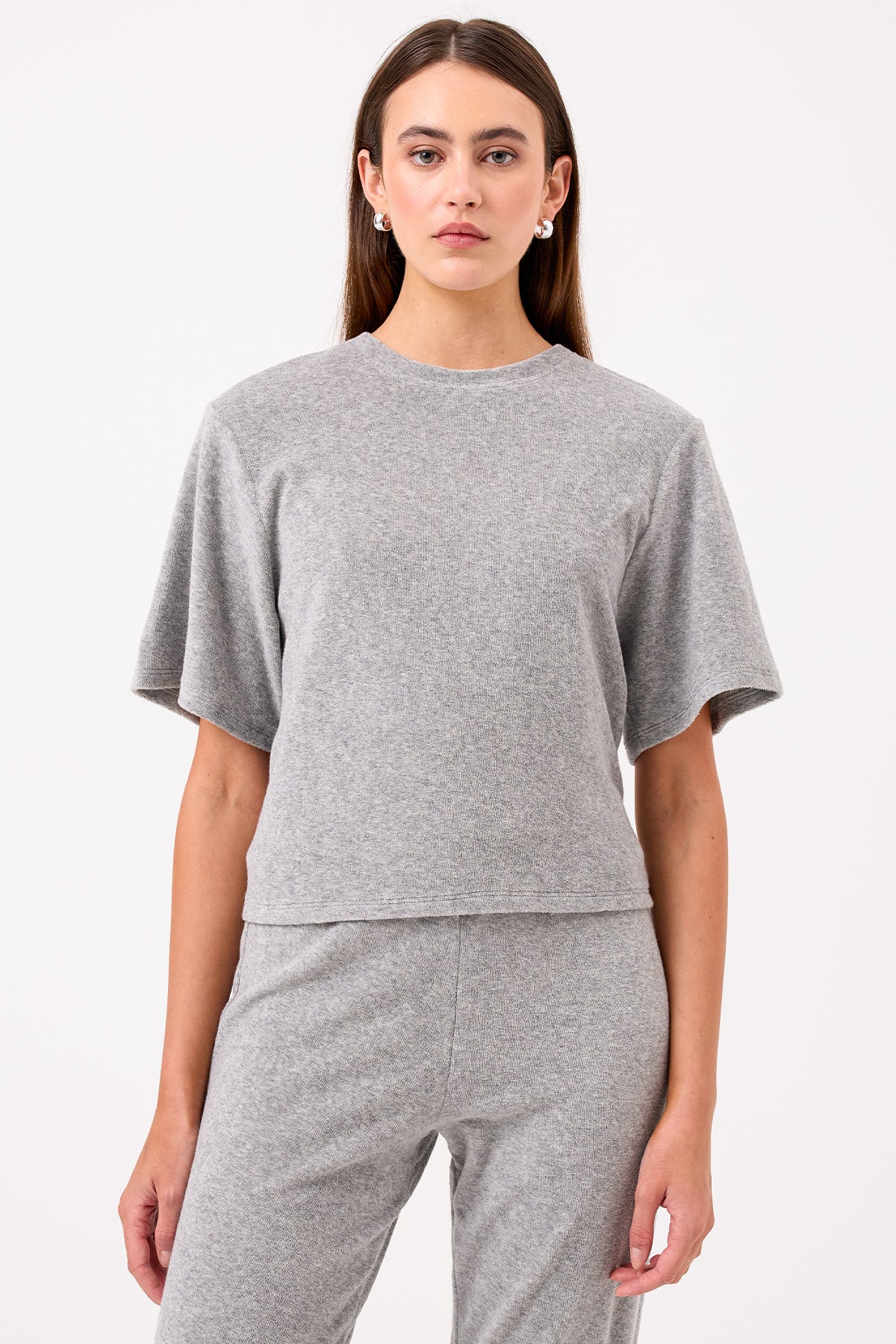 Life of Luxury Kimono Top - Goldie LeWinter #color_gray heather