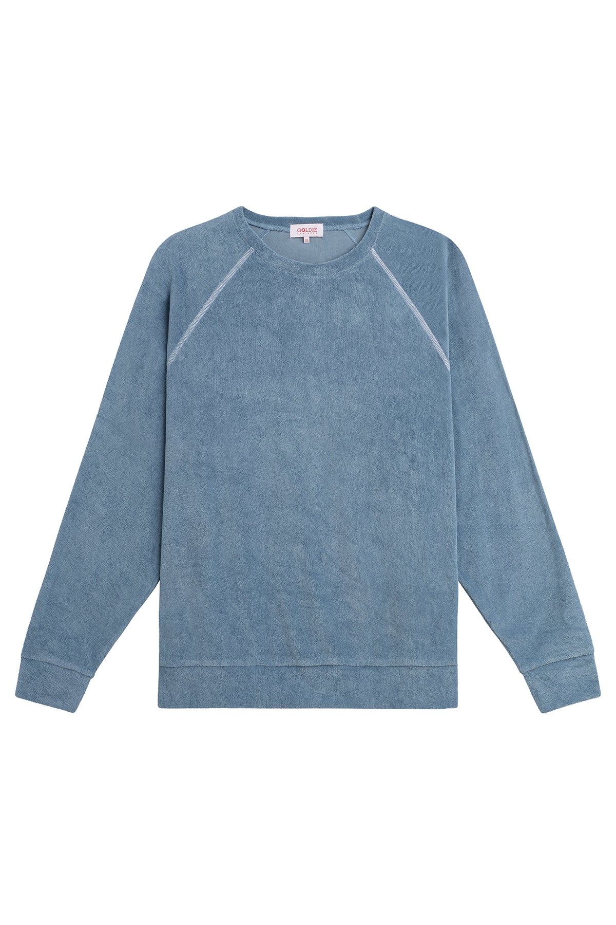Life of Luxury Raglan Sweatshirt - Goldie LeWinter #color_faded denim - limited edition