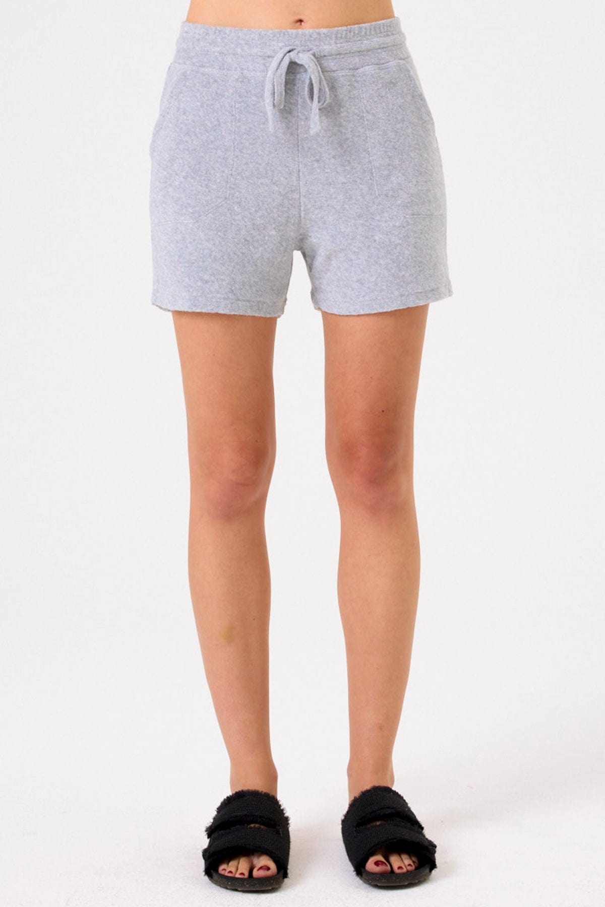 Life of Luxury Short - Goldie LeWinter #color_gray heather