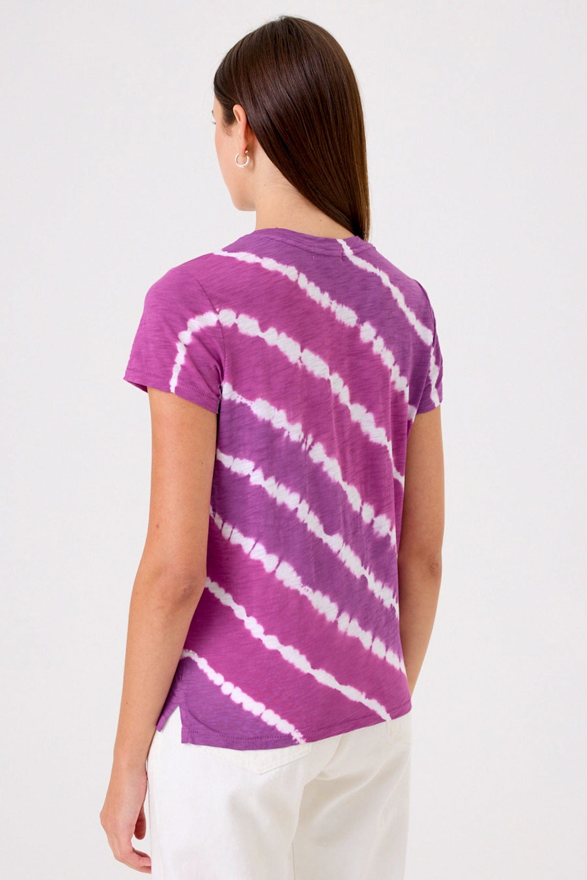 Lightning Tie Dye Boy Tee - Goldie LeWinter #color_orchid / grape
