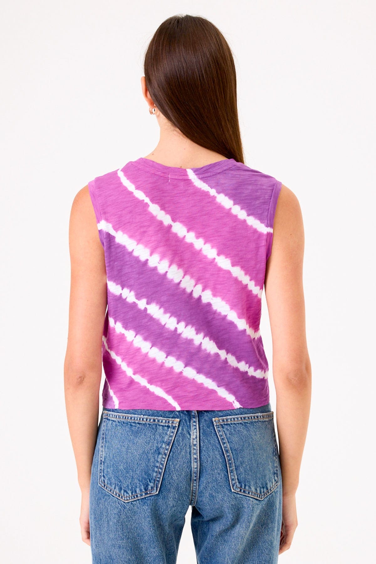Lightning Tie Dye Crop Tank - Goldie LeWinter