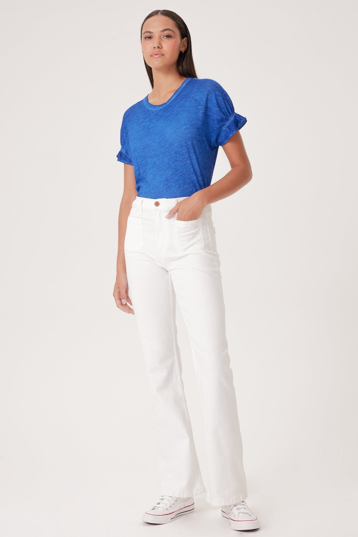 Limited Edition Puff & Ruffle Sleeve Tee - Goldie LeWinter