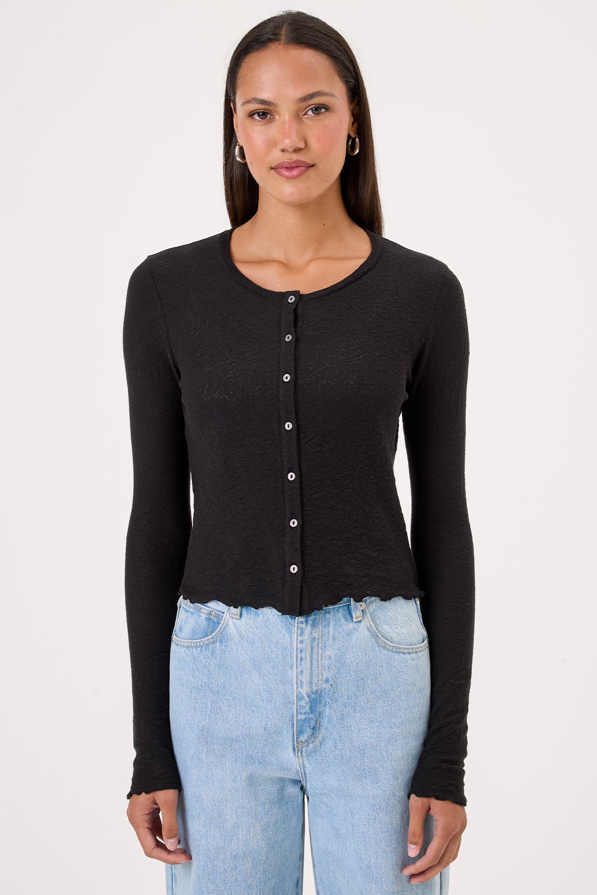 Love Story Cardigan - Goldie LeWinter #color_black