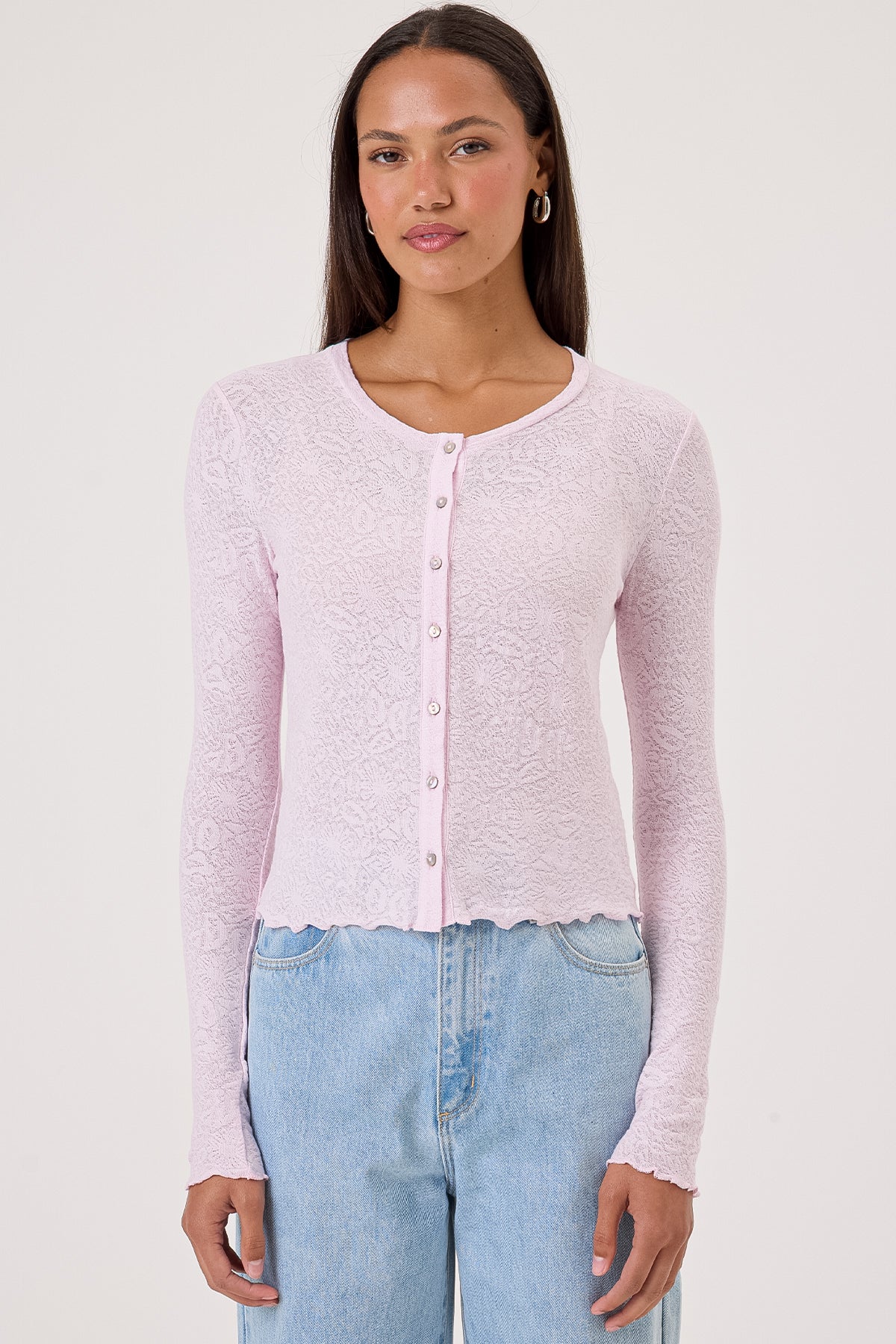 Love Story Cardigan - Goldie LeWinter #color_cherry blossom - limited edition