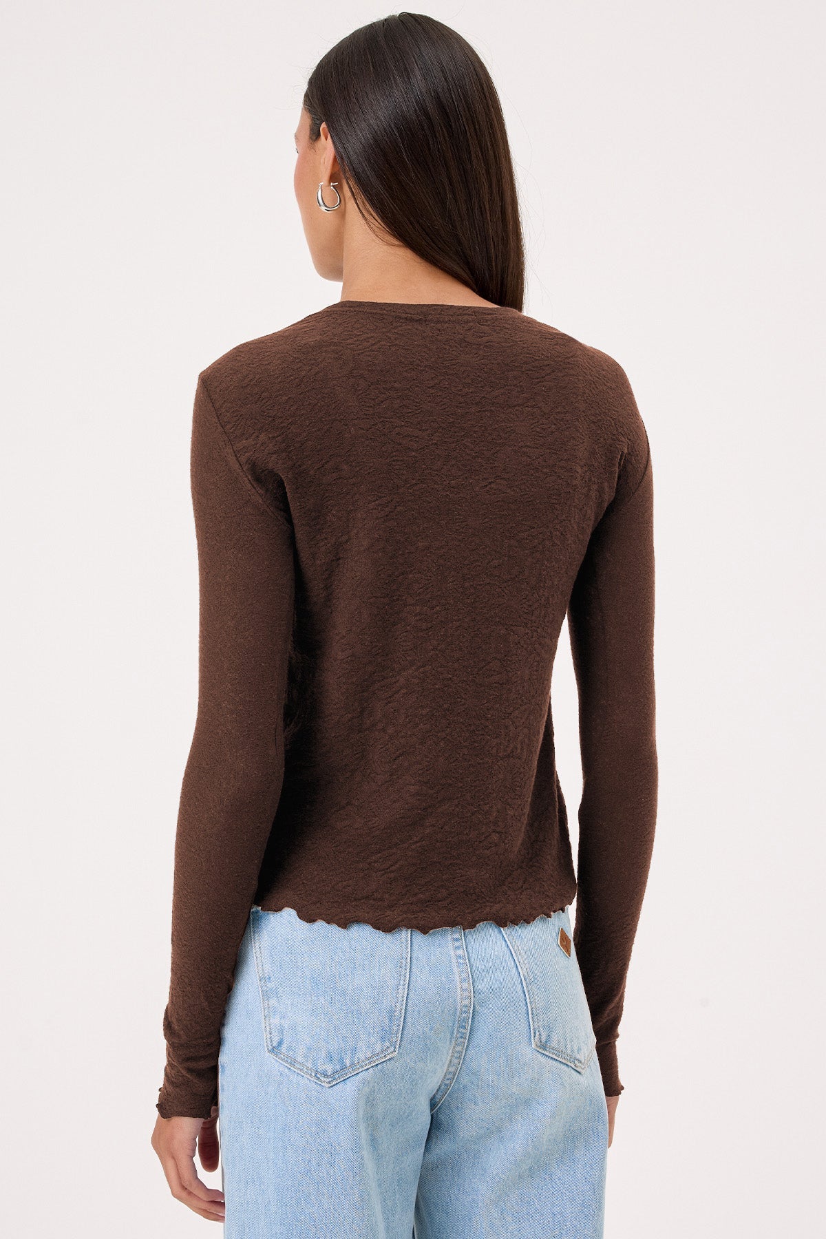 Love Story Long Sleeve Tee - Goldie LeWinter #color_french roast