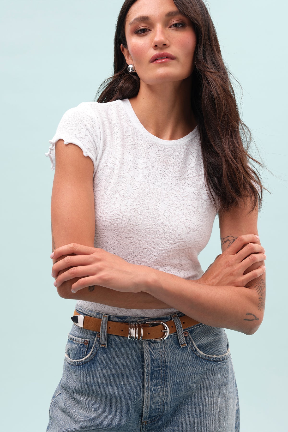 Love Story Tee - Goldie LeWinter #color_white