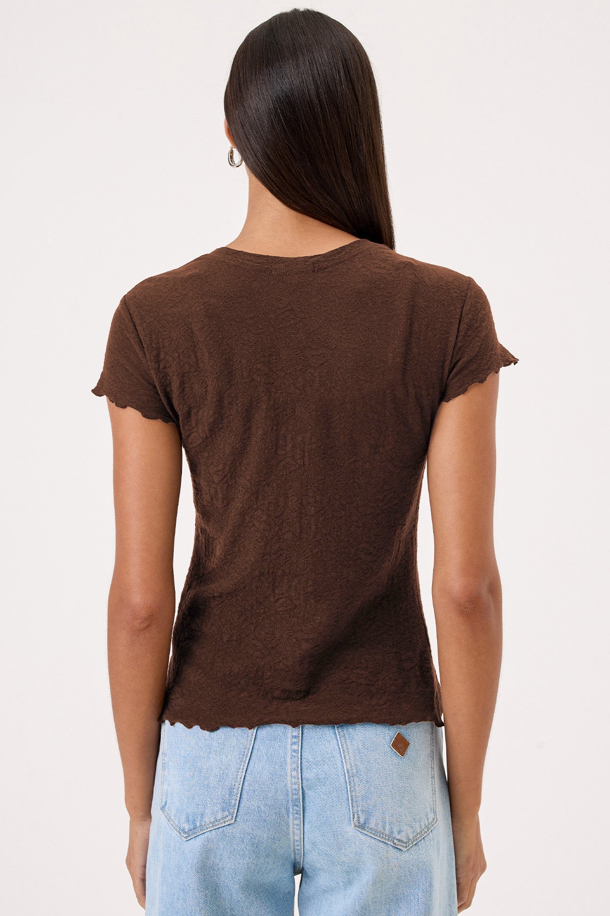 Love Story Tee - Goldie LeWinter #color_french roast