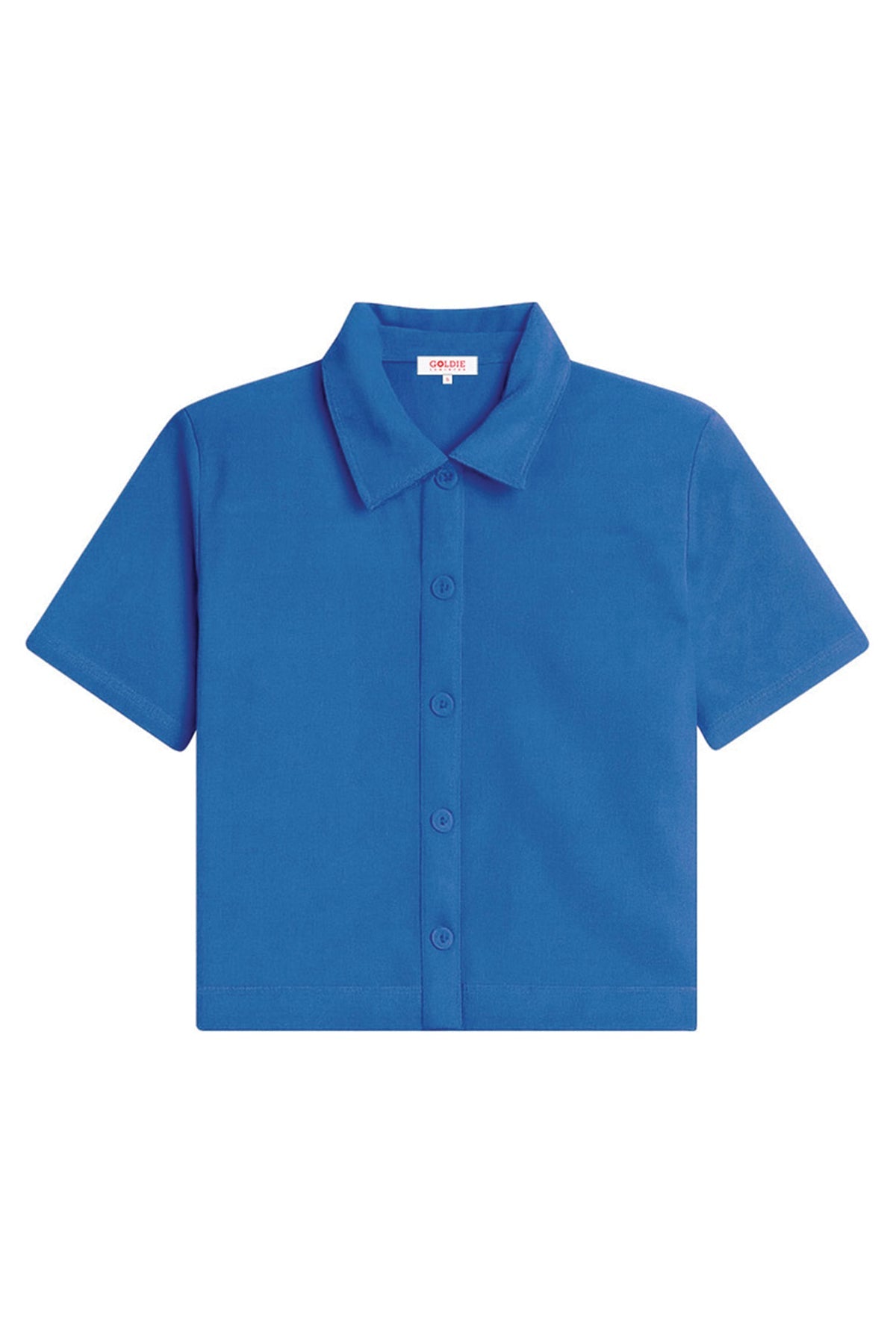 Luxe Life Button Down - Goldie LeWinter #color_sea - limited edition