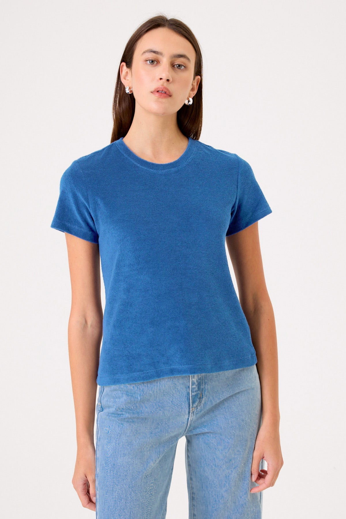 Luxe Life Tee - Goldie LeWinter #color_sea - limited edition