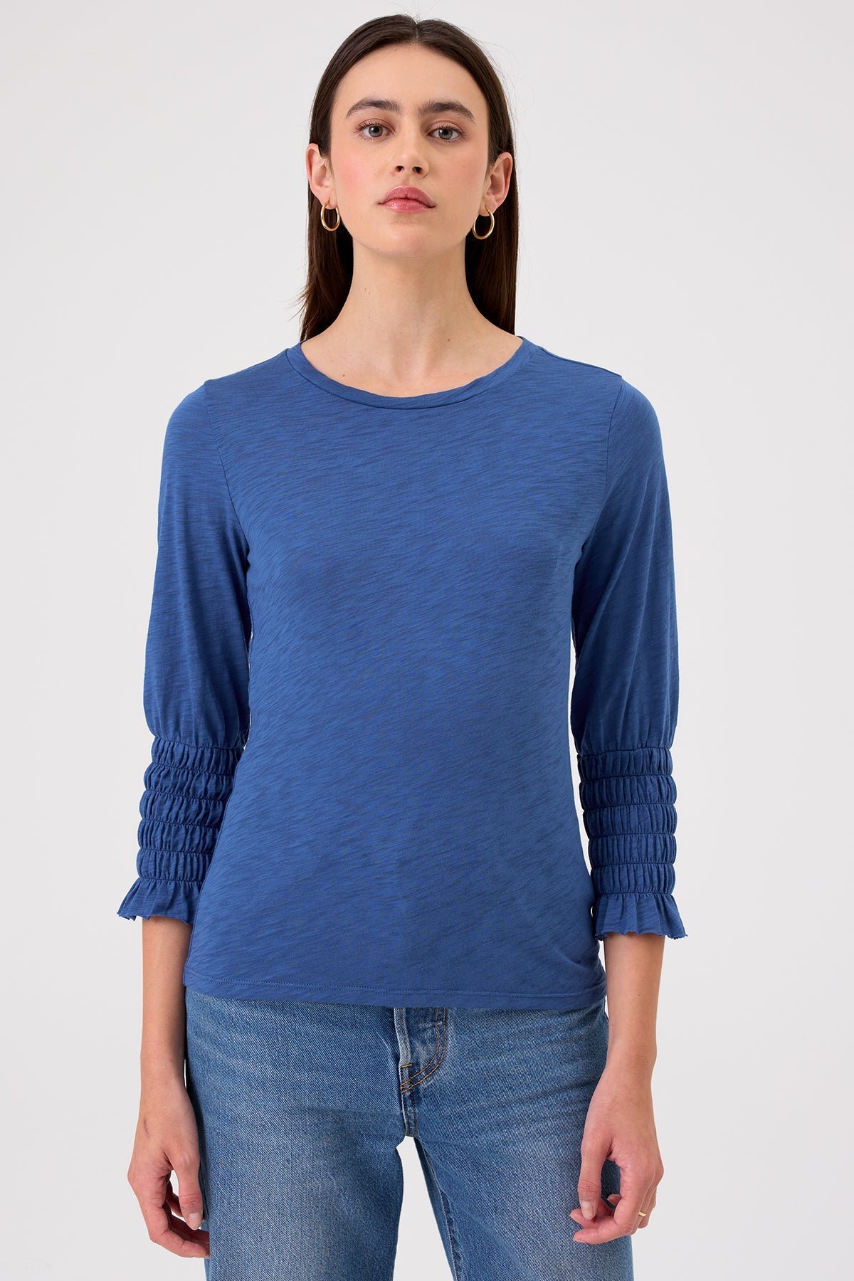 Madeline Top - Goldie LeWinter #color_denim - limited edition