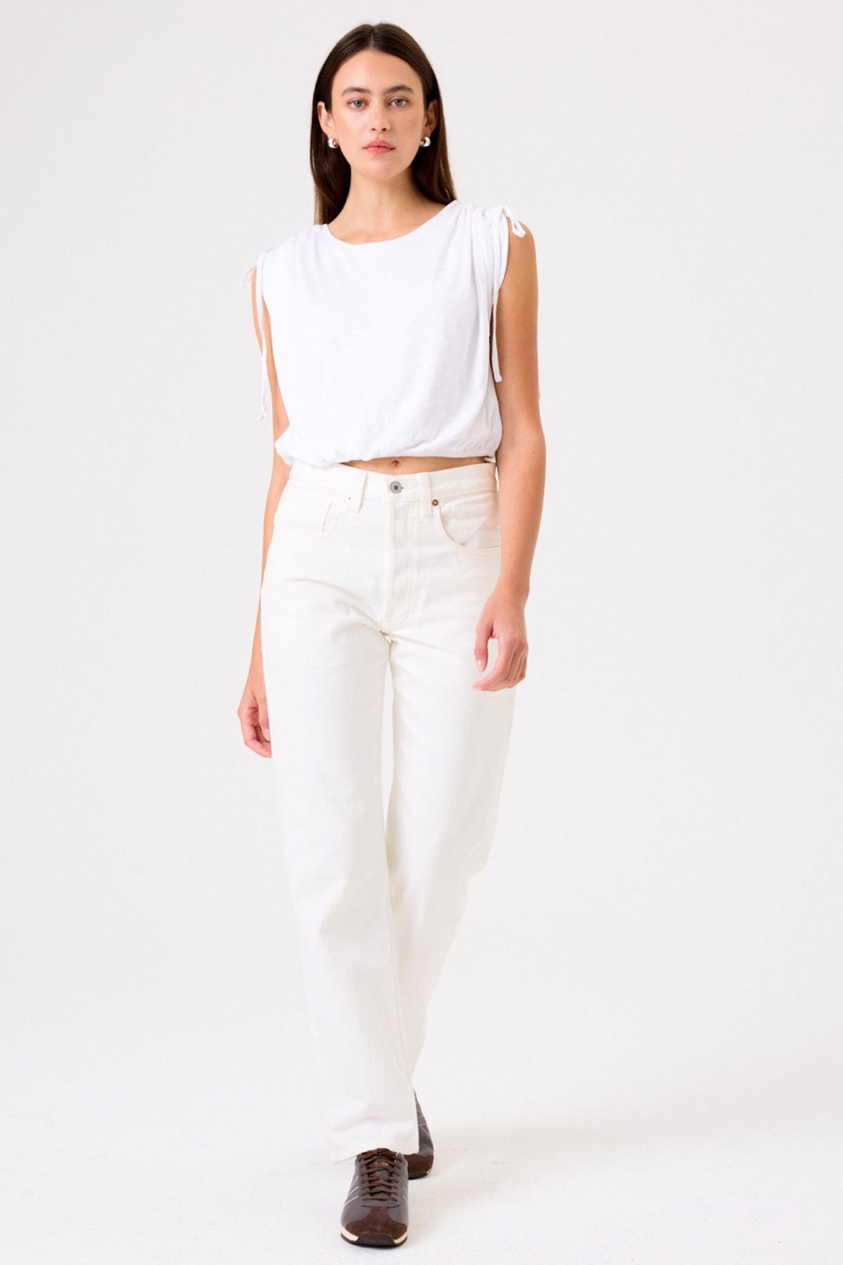 Marianna Bubble Top - Goldie LeWinter #color_white