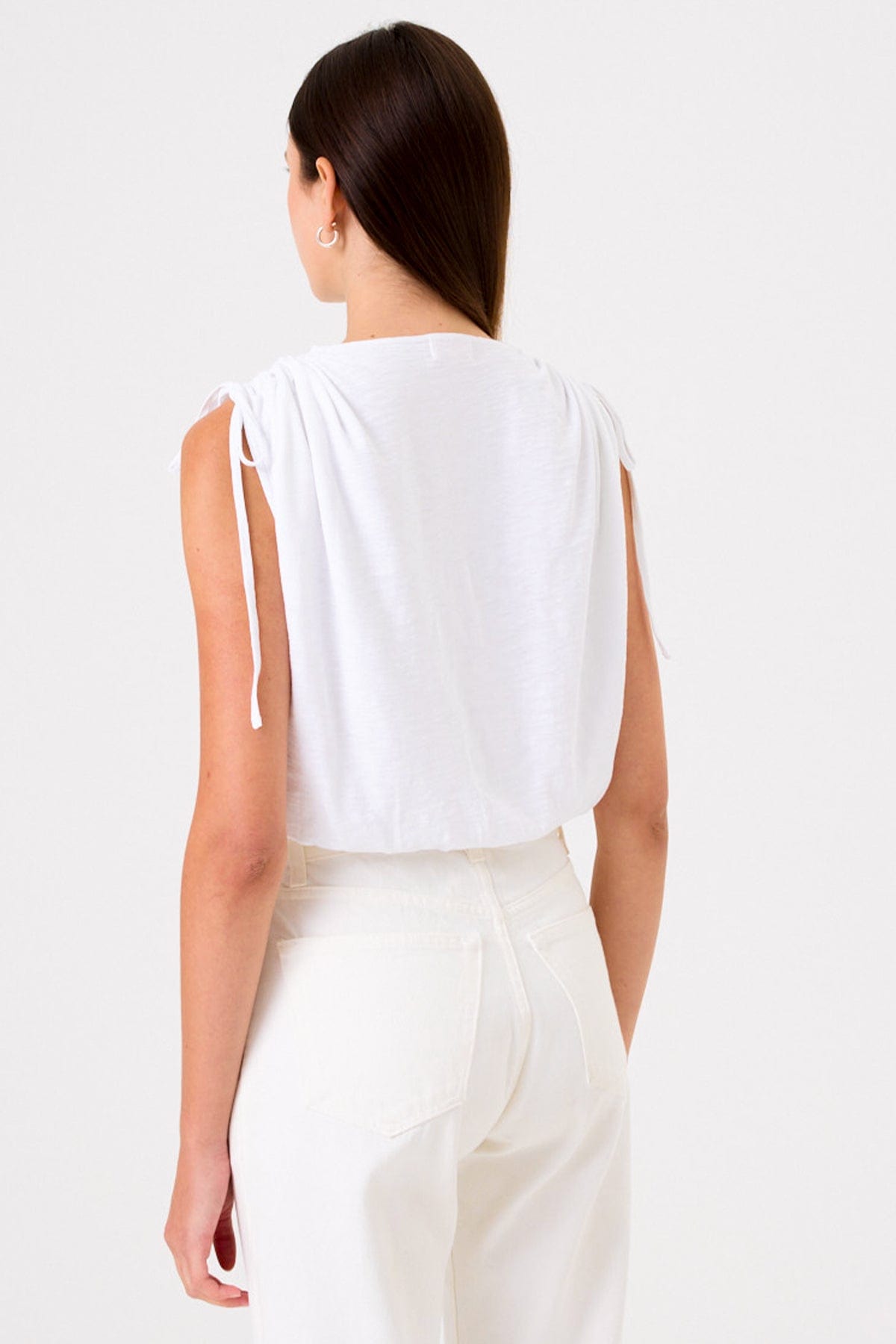 Marianna Bubble Top - Goldie LeWinter #color_white