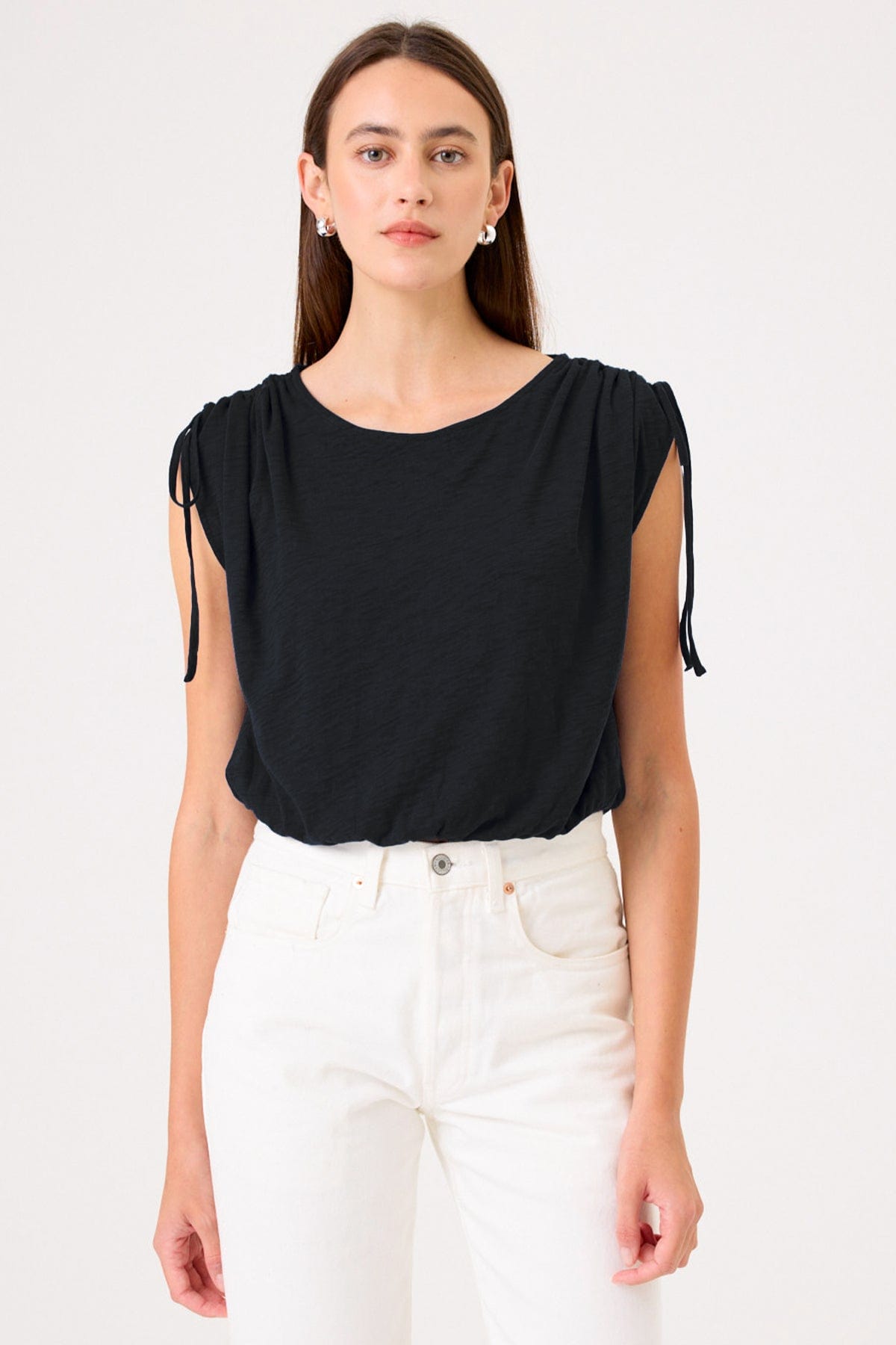 Marianna Bubble Top - Goldie LeWinter #color_black