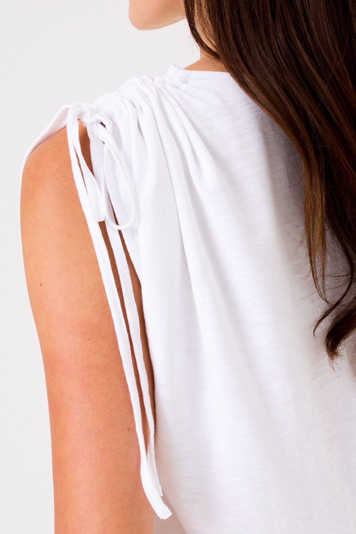 Marianna Bubble Top - Goldie LeWinter #color_white