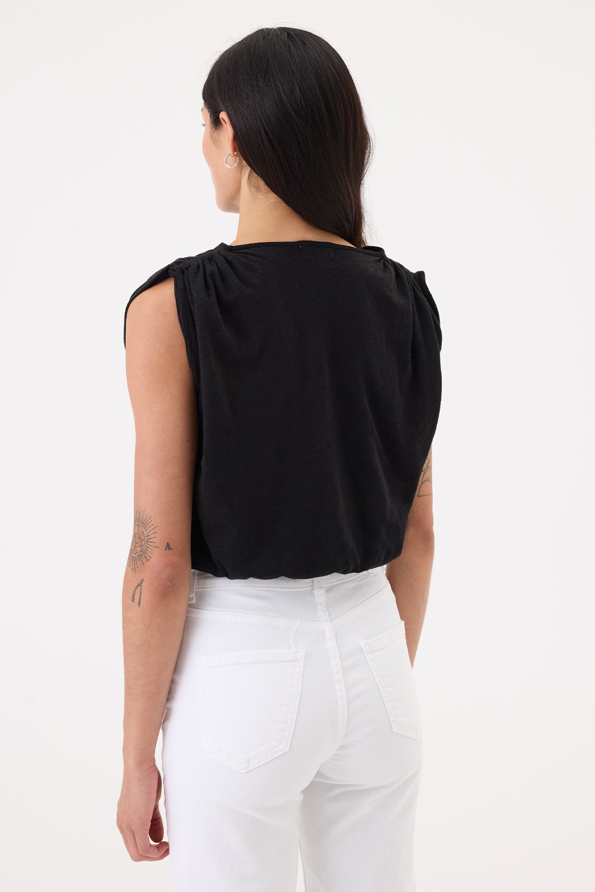 Marina Bubble Top - Goldie LeWinter #color_black