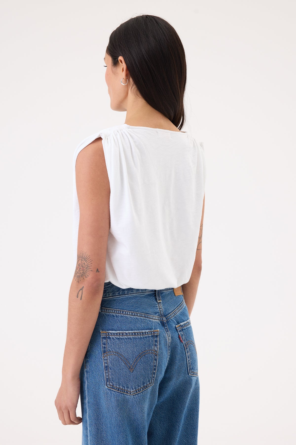 Marina Bubble Top - Goldie LeWinter #color_white