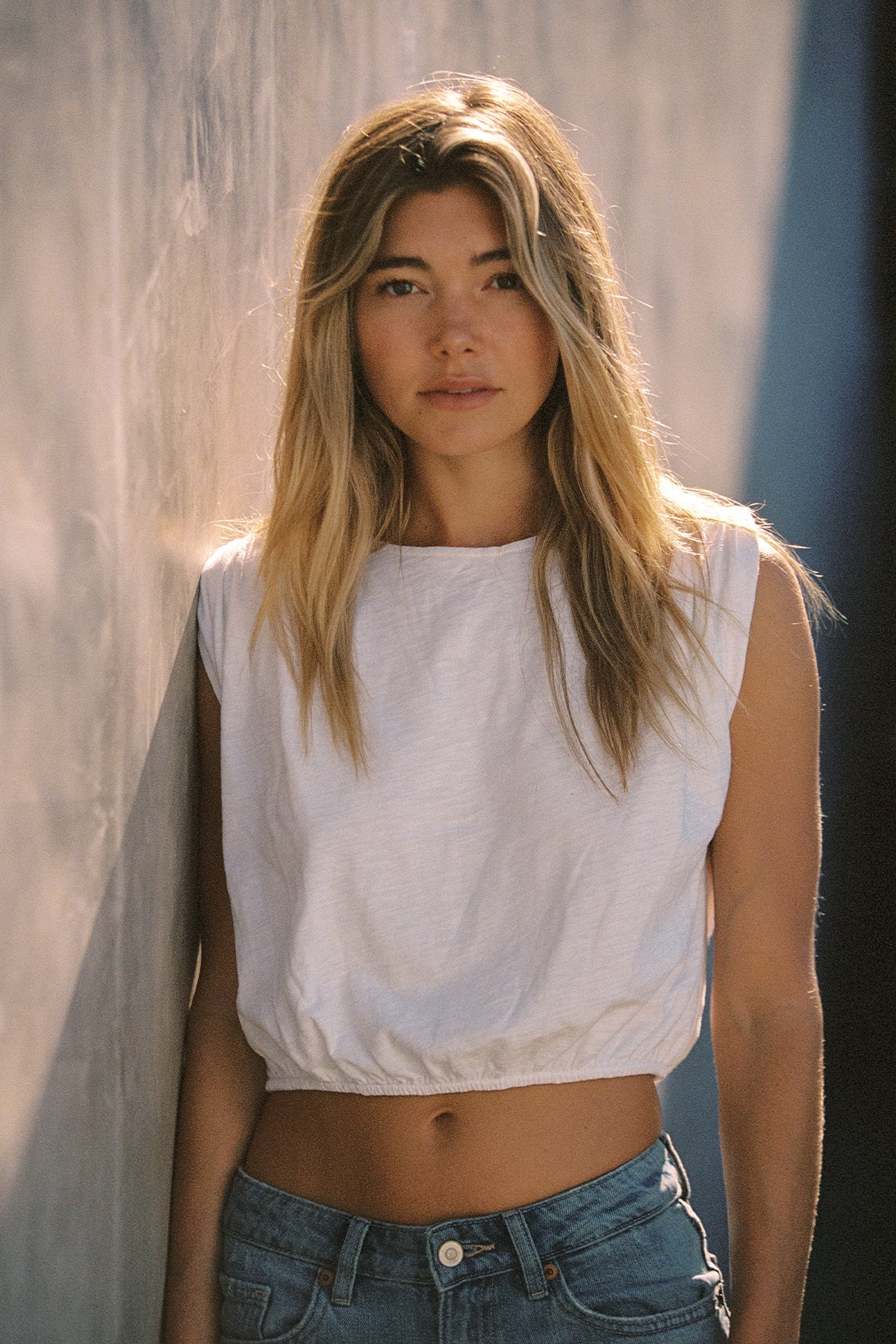 Marina Bubble Top - Goldie LeWinter #color_white