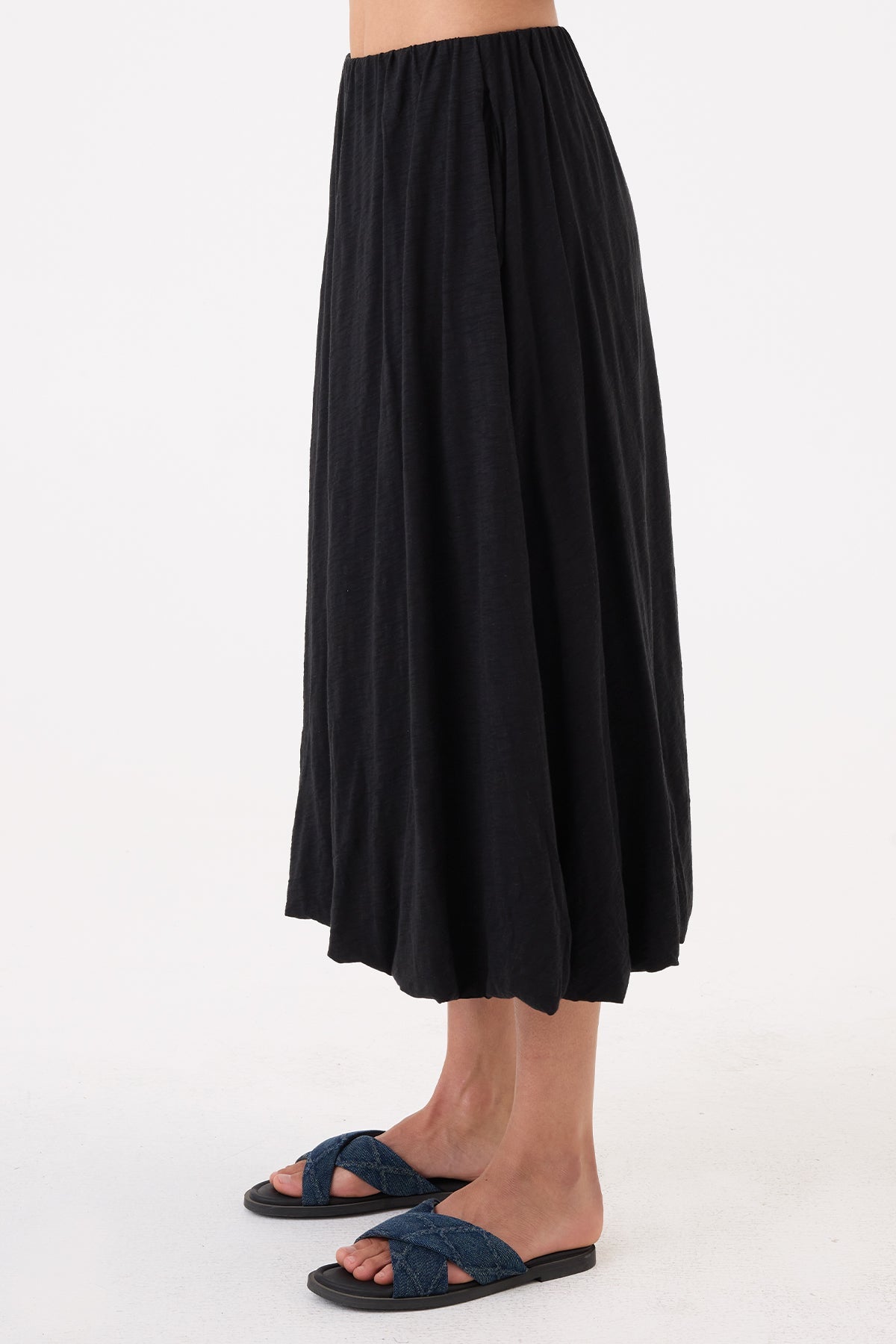 Marina Midi Skirt - Goldie LeWinter #color_black