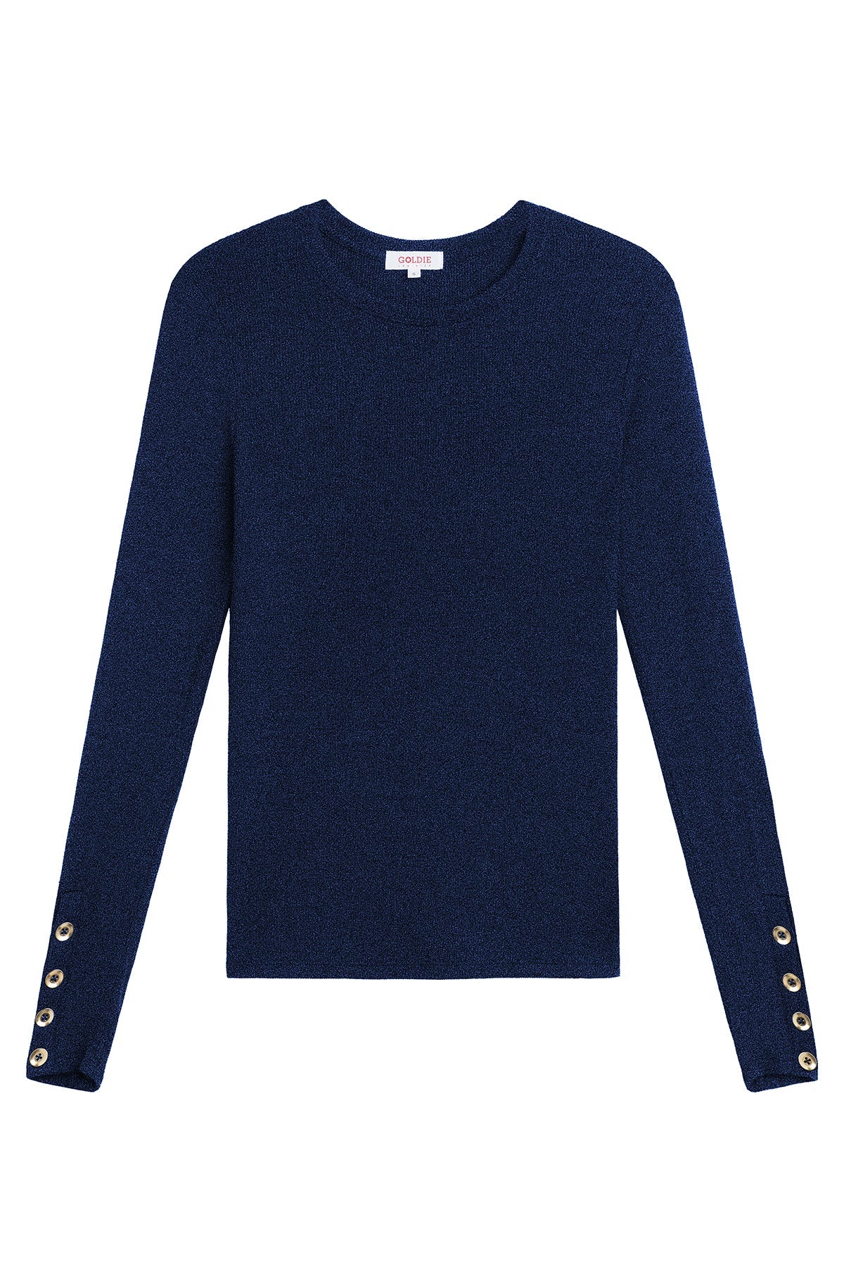 Marina Ribbed Top - Goldie LeWinter #color_navy heather - limited edition