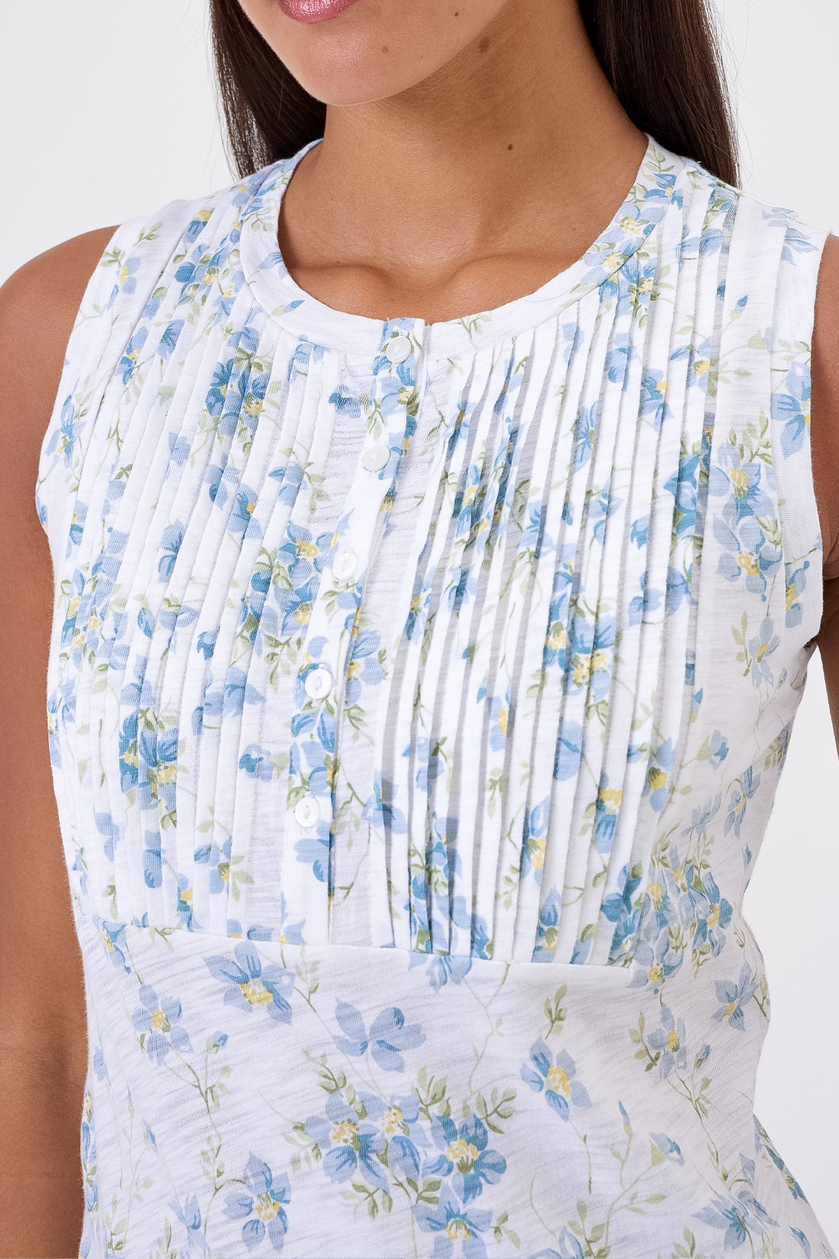 Meadow Henley Tank - Goldie LeWinter #color_bluebell - limited edition
