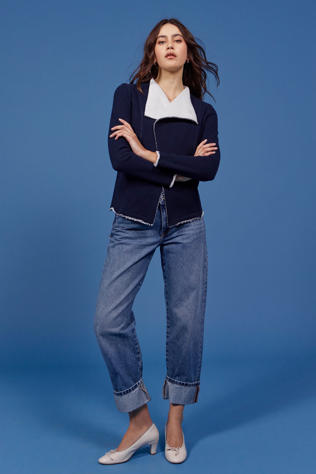 Melrose Jacket - Goldie LeWinter #color_navy