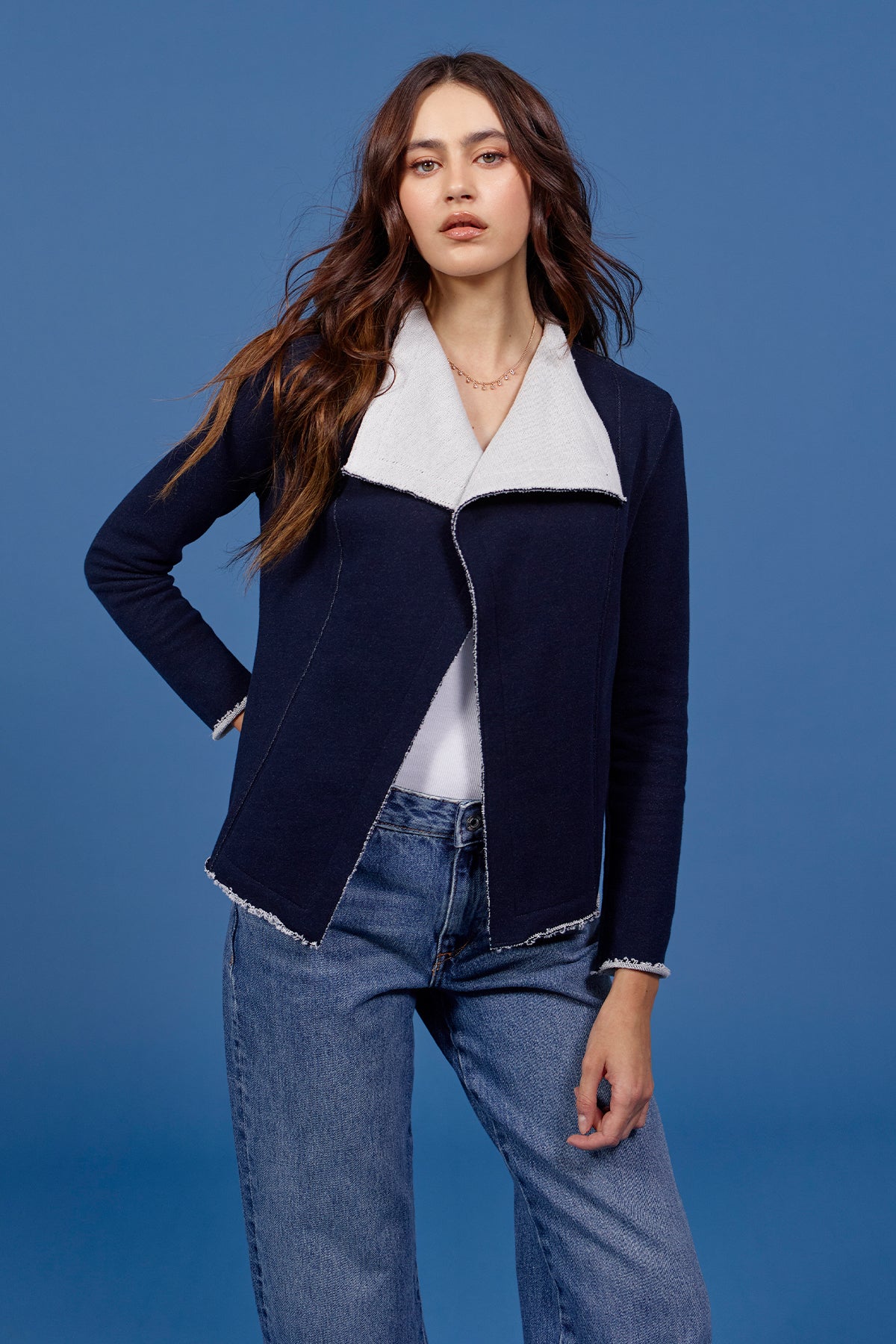 Melrose Jacket - Goldie LeWinter #color_navy