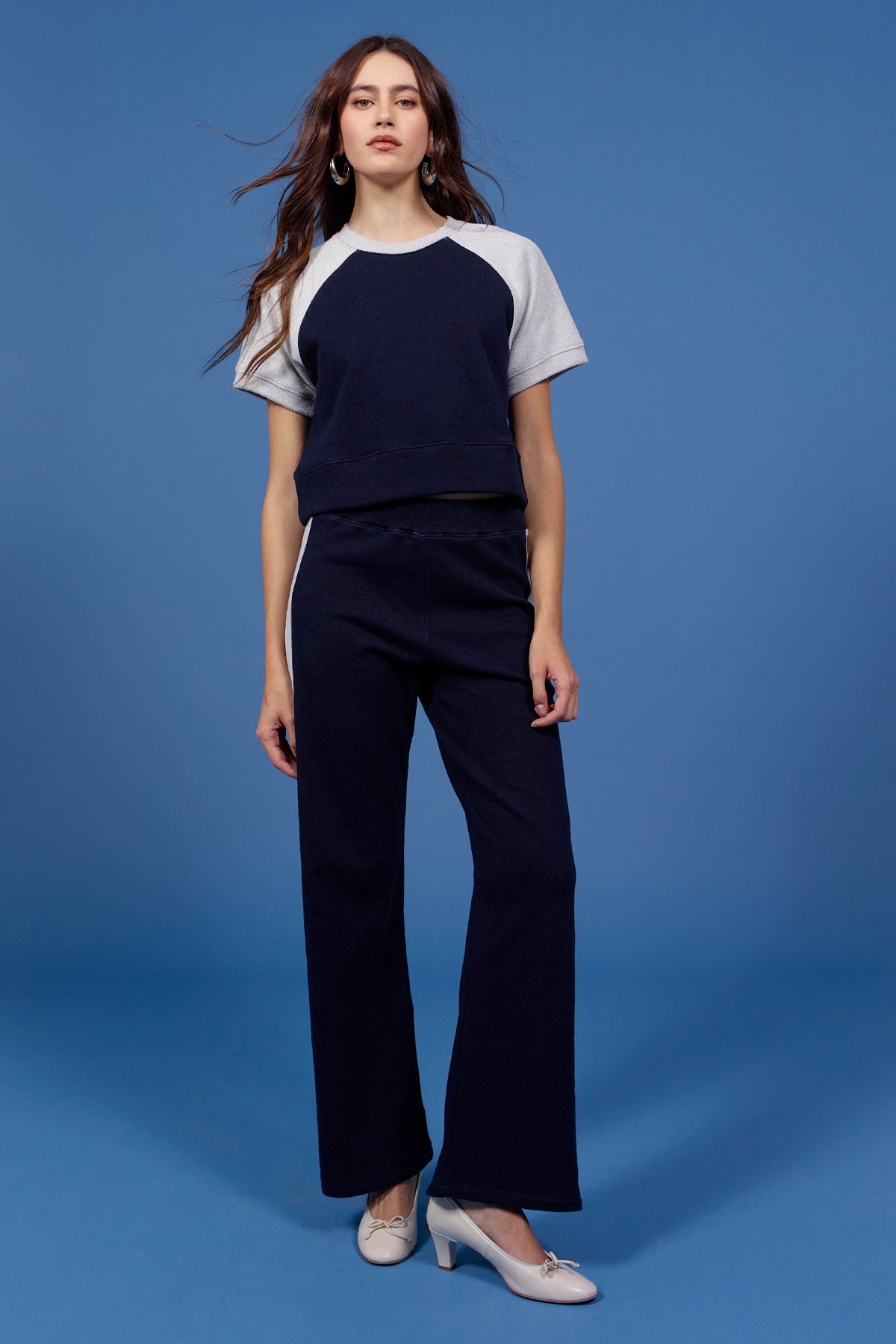 Melrose Studio Tee - Goldie LeWinter #color_navy
