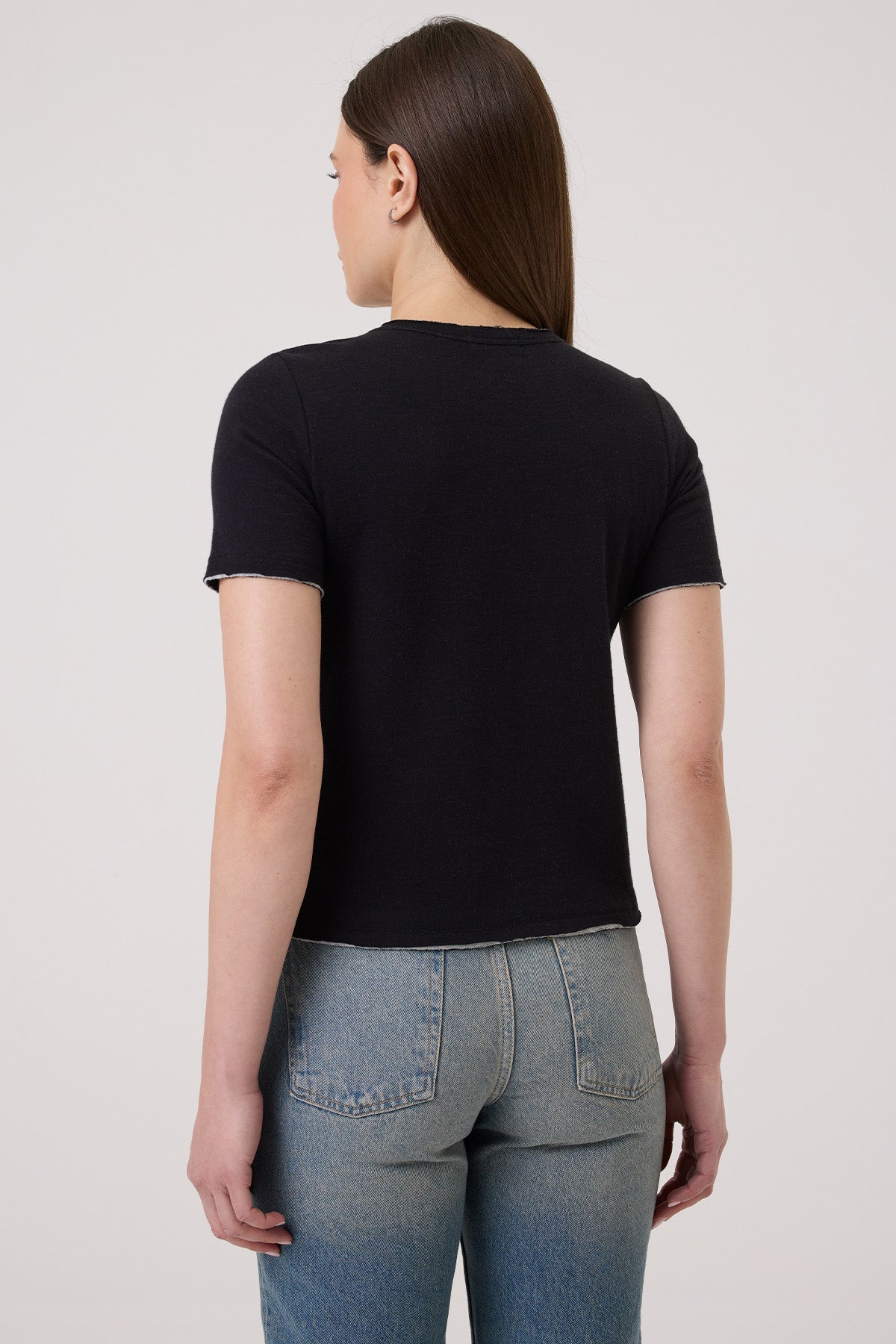 Mila Tee - Goldie LeWinter #color_black / gray heather