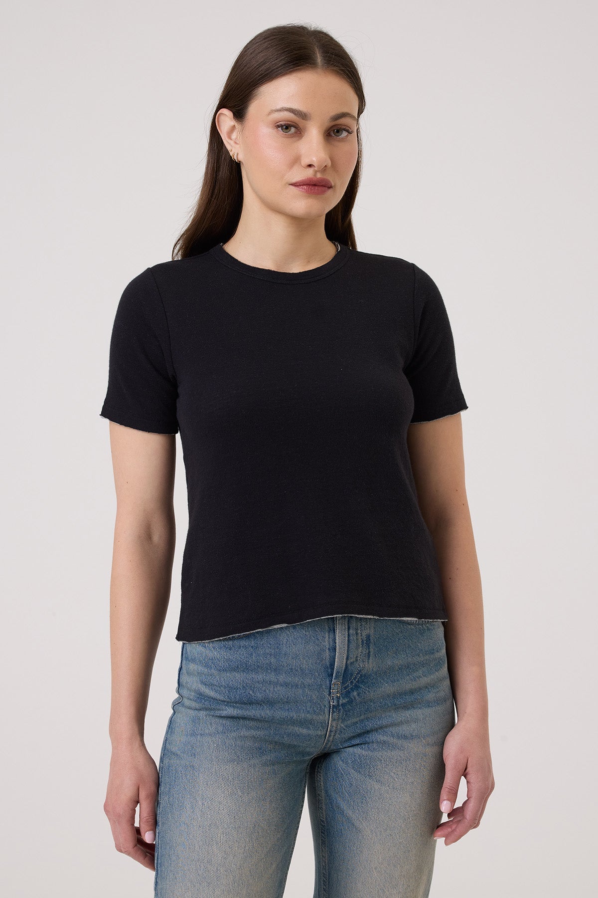 Mila Tee - Goldie LeWinter #color_black / gray heather