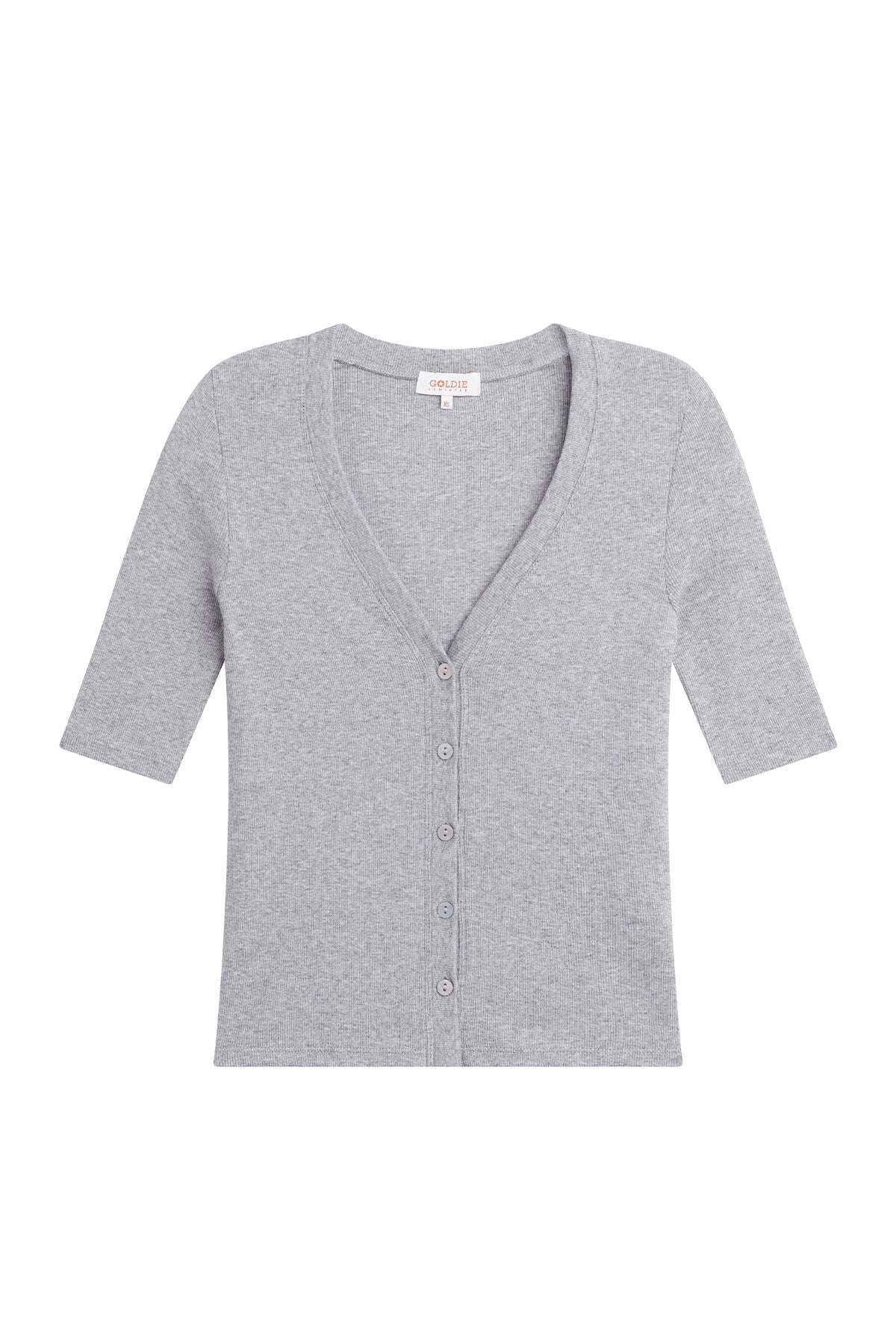 Nathalie Cardigan - Goldie LeWinter #color_gray heather