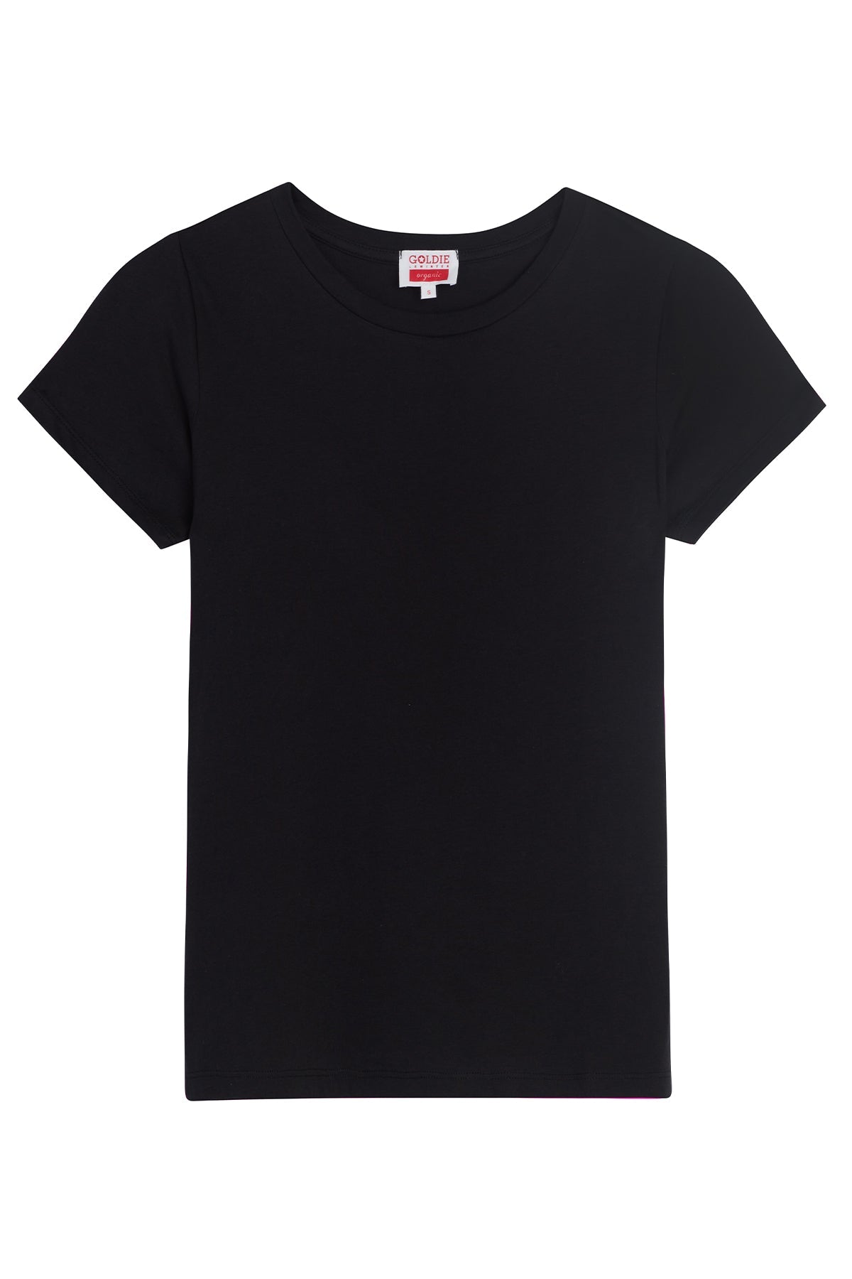 Organic Crew Neck Tee - Goldie LeWinter #color_black