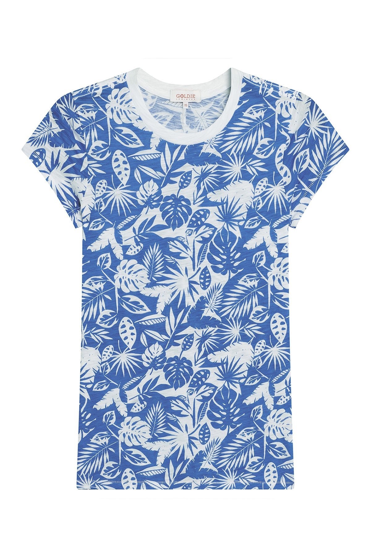 Paradise Ringer Tee - Goldie LeWinter #color_sea - limited edition