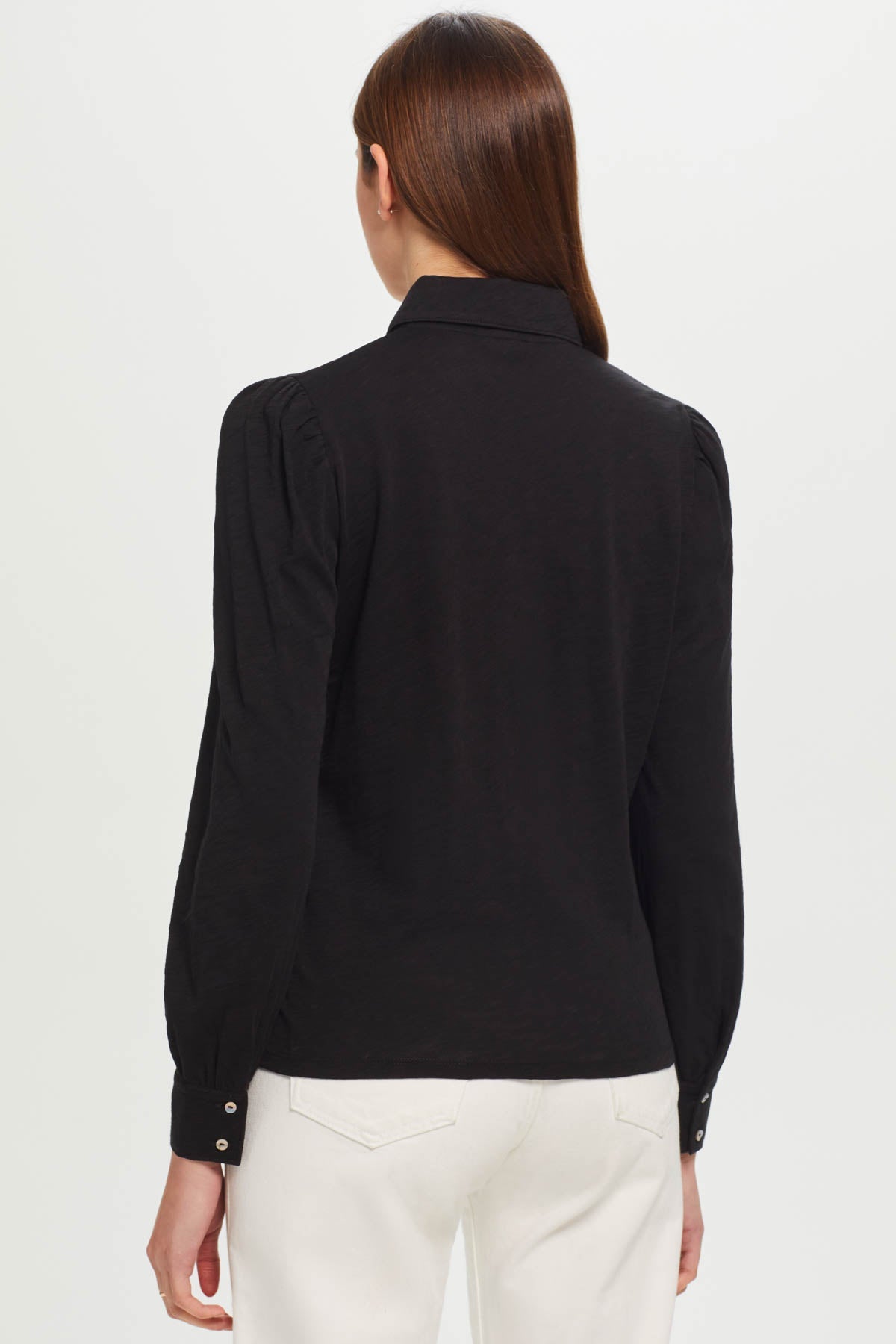 Pavé Shimmer Shirt - Goldie LeWinter #color_black