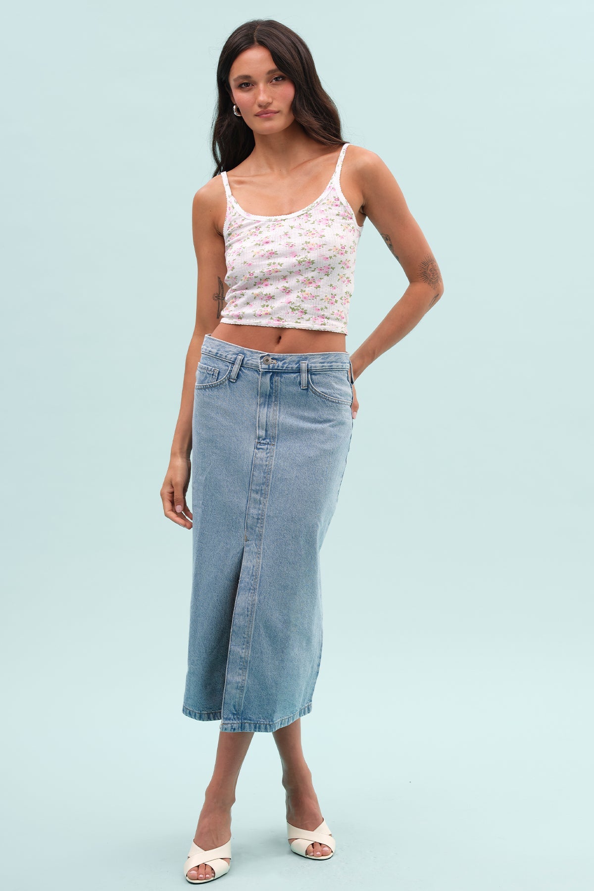 Petite Fleur Cropped Cami