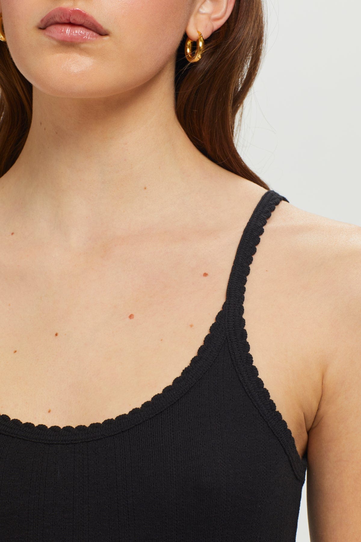 Pointelle Cami - Goldie LeWinter #color_black