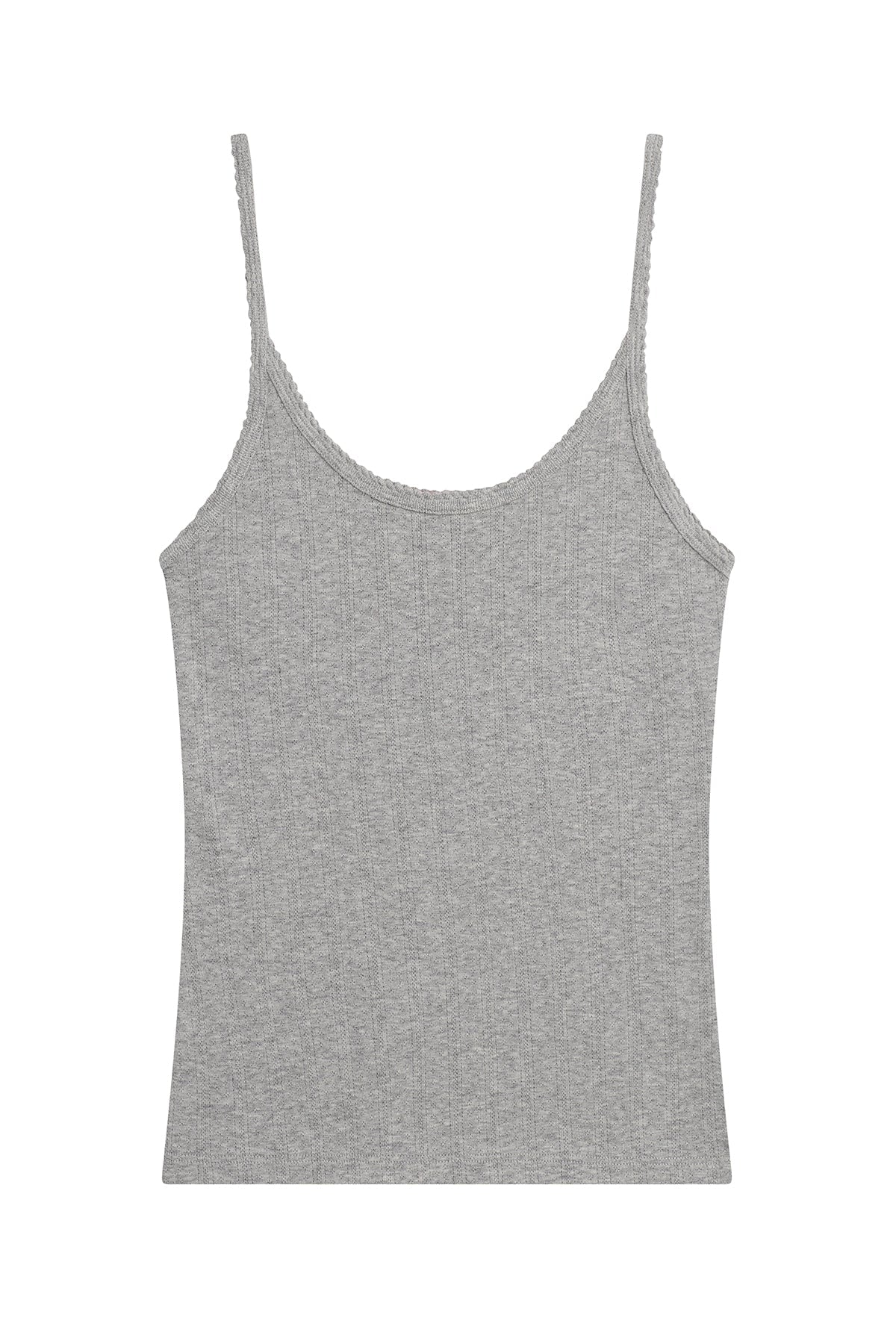 Pointelle Cami - Goldie LeWinter #color_gray heather