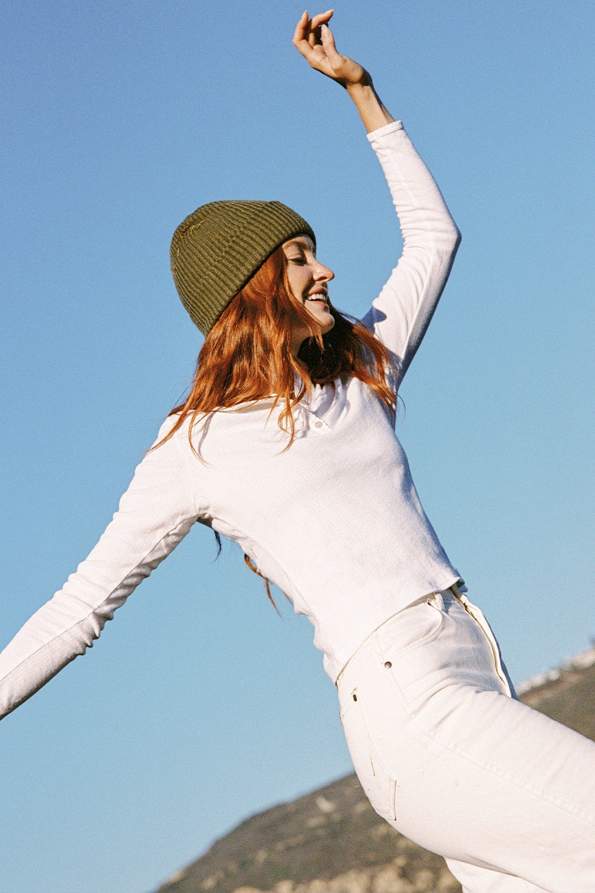 Pointelle Crop Cardigan - Goldie LeWinter #color_white