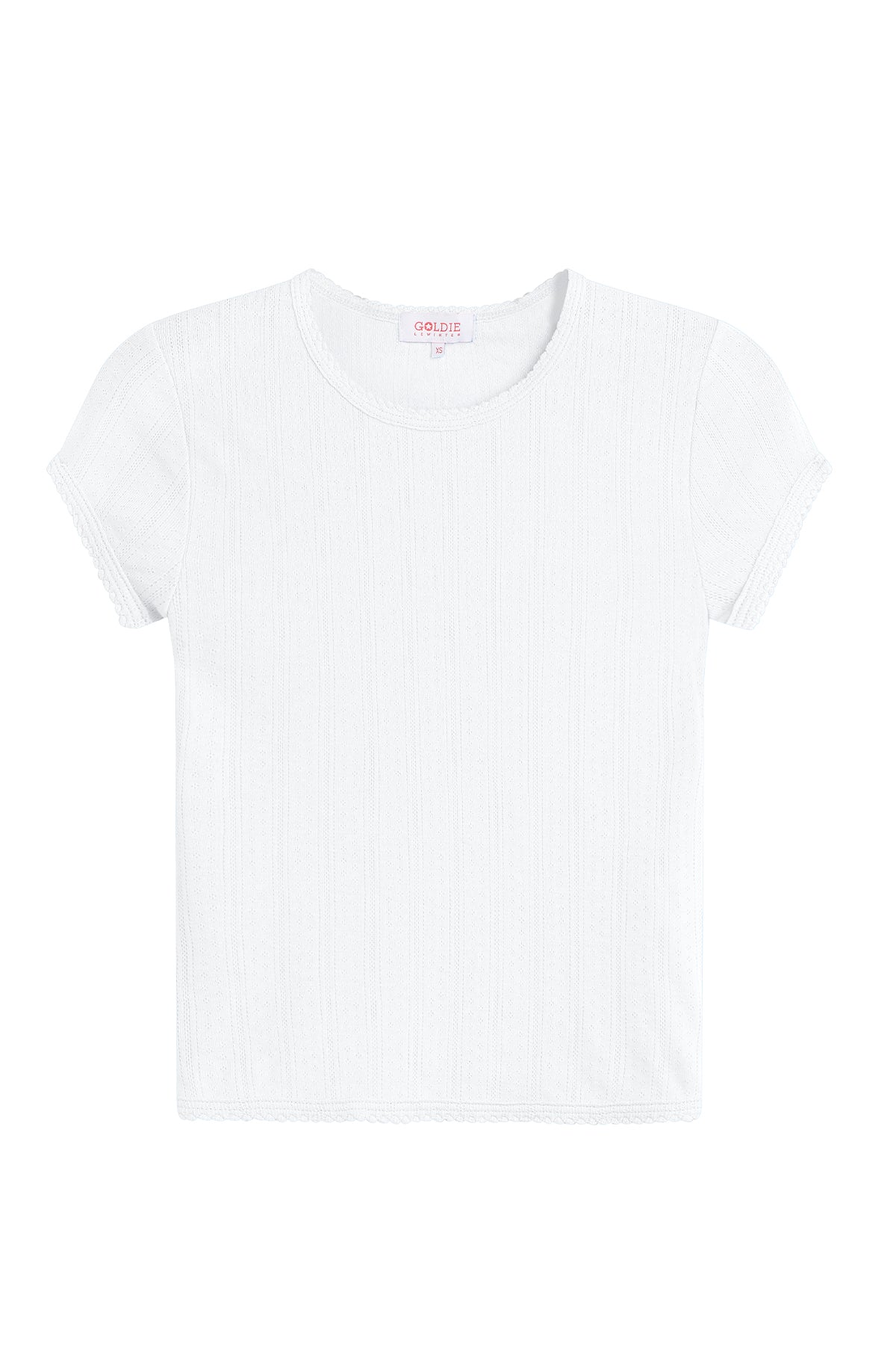Ellie Baby Tee - Goldie LeWinter #color_white