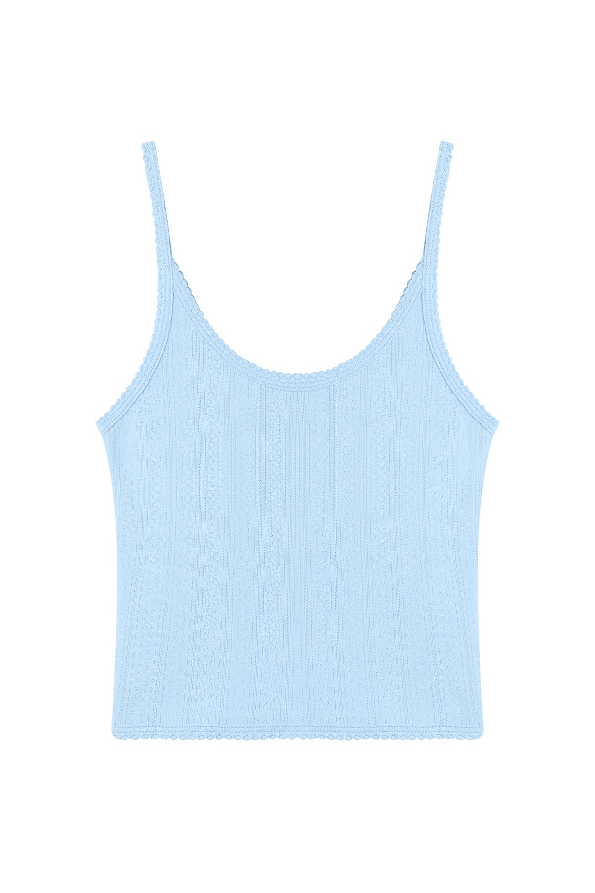 Pointelle Ellie Cropped Cami - Goldie LeWinter