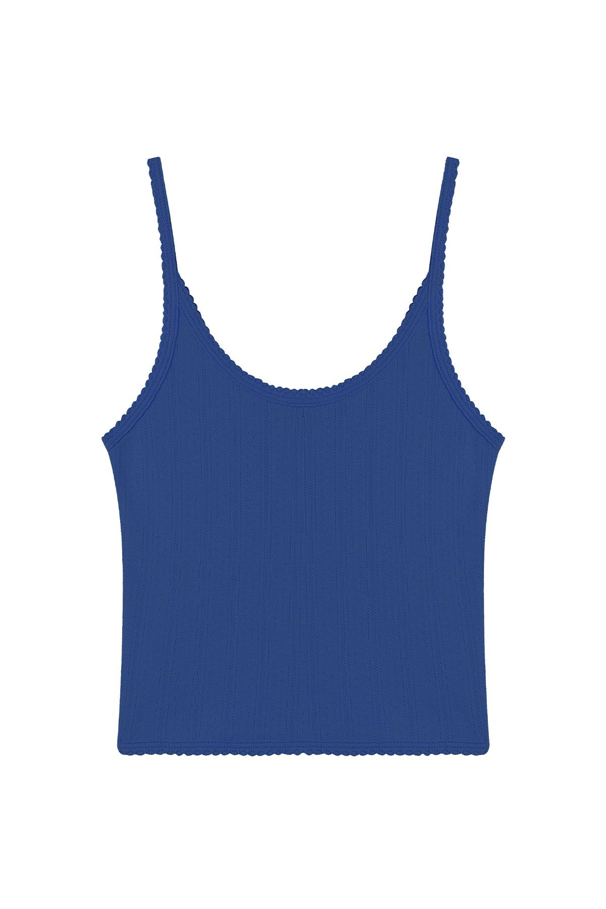 Ellie Cropped Cami - Goldie LeWinter #color_estate blue - limited edition