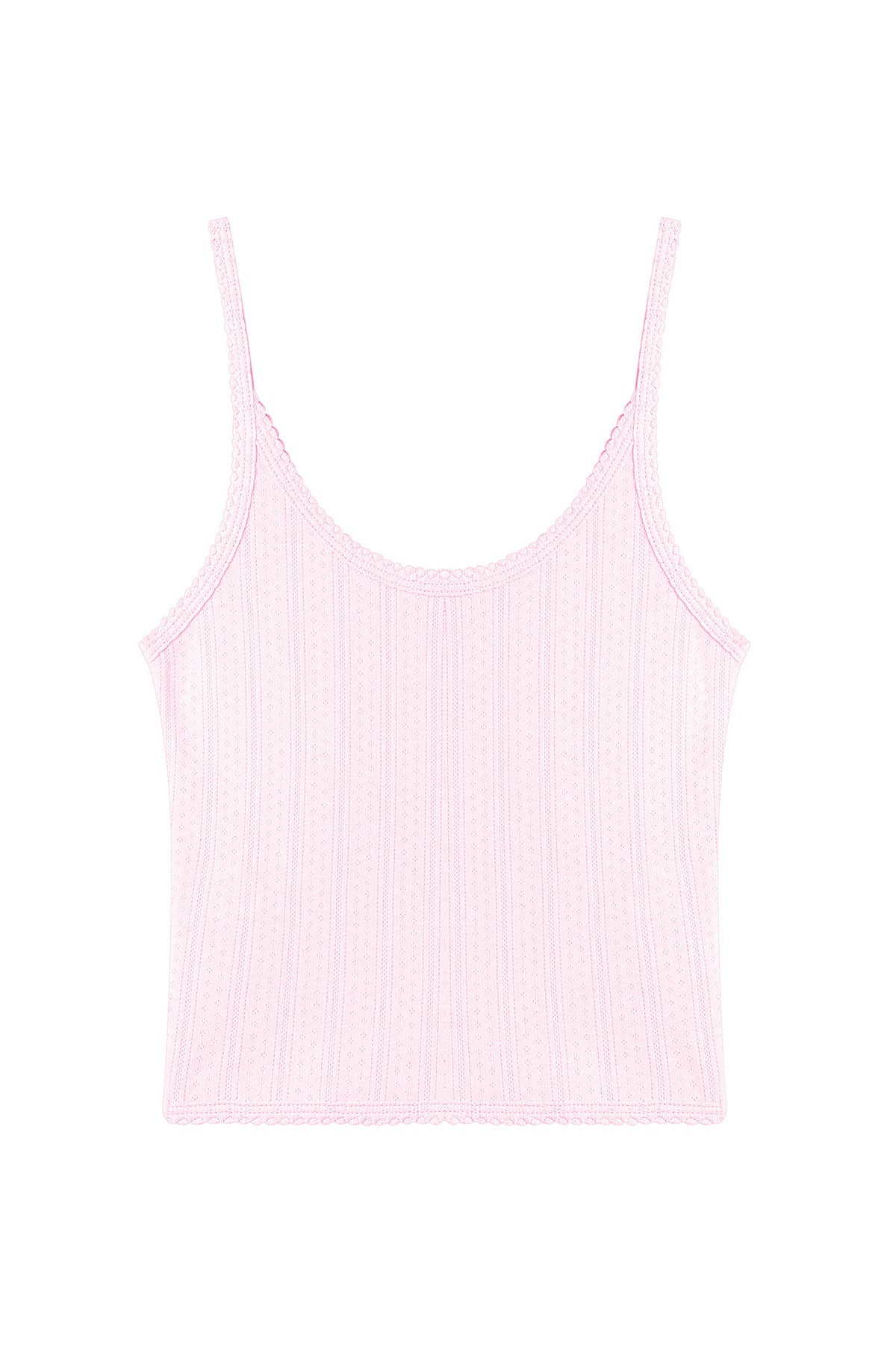 Ellie Cropped Cami - Goldie LeWinter #color_cherry blossom