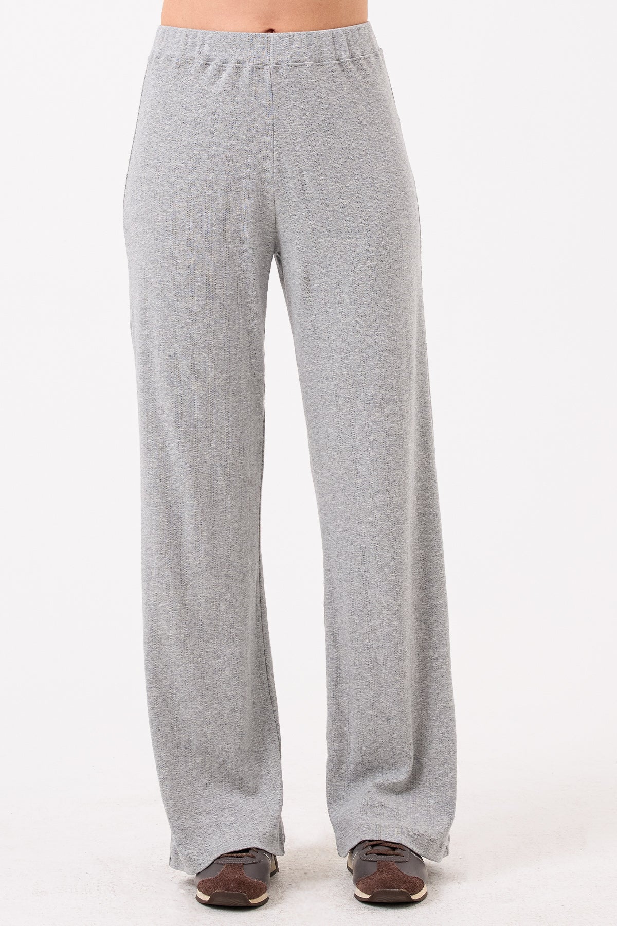 Ellie Flare Pant - Goldie LeWinter #color_gray heather