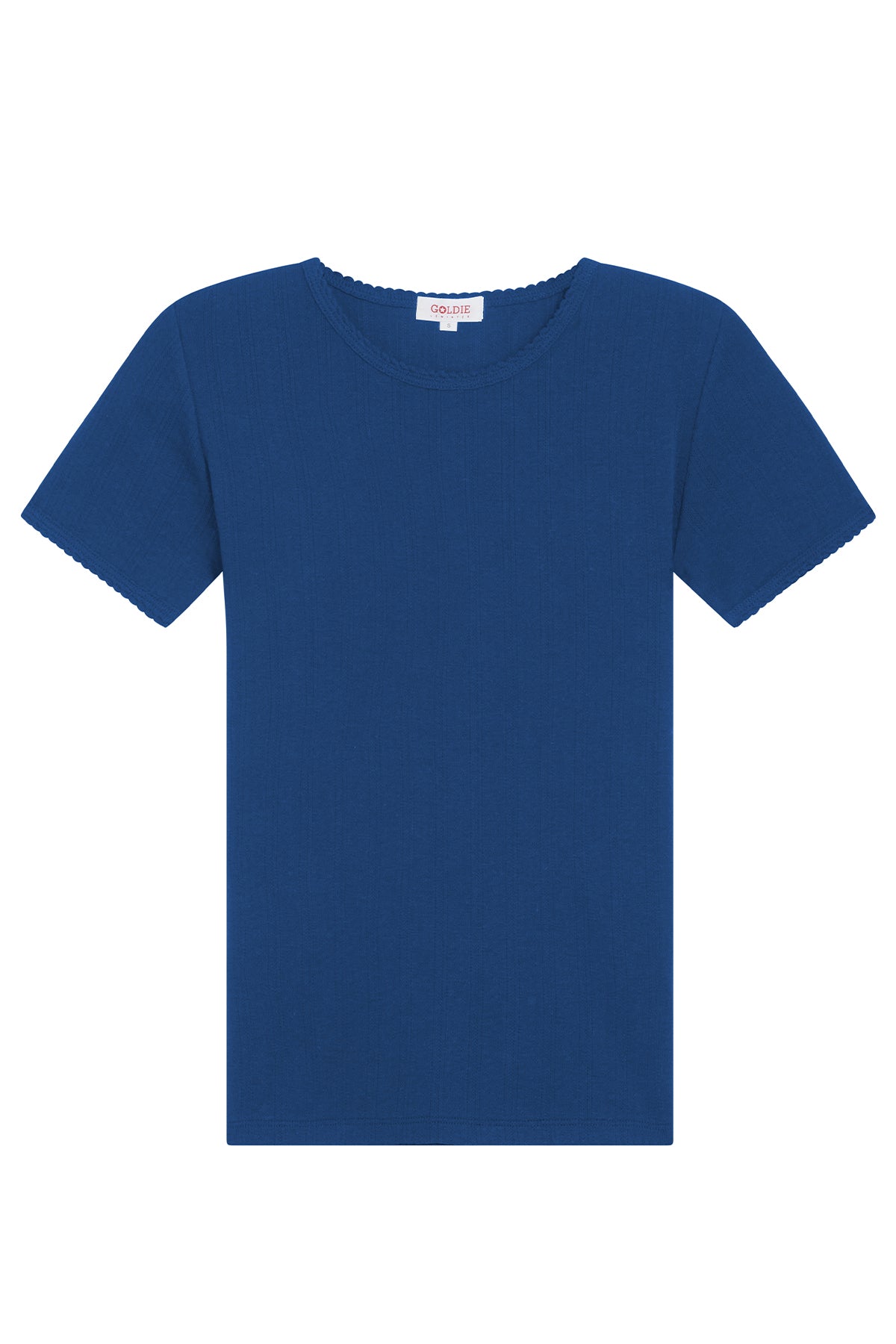 Pointelle Tee - Goldie LeWinter #color_estate blue