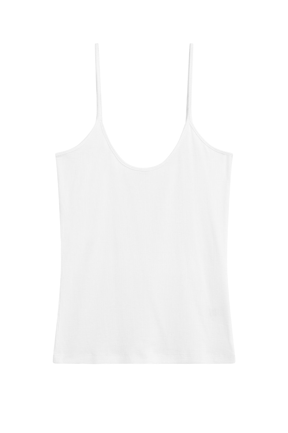 Ribbed Cami - Goldie LeWinter #color_white